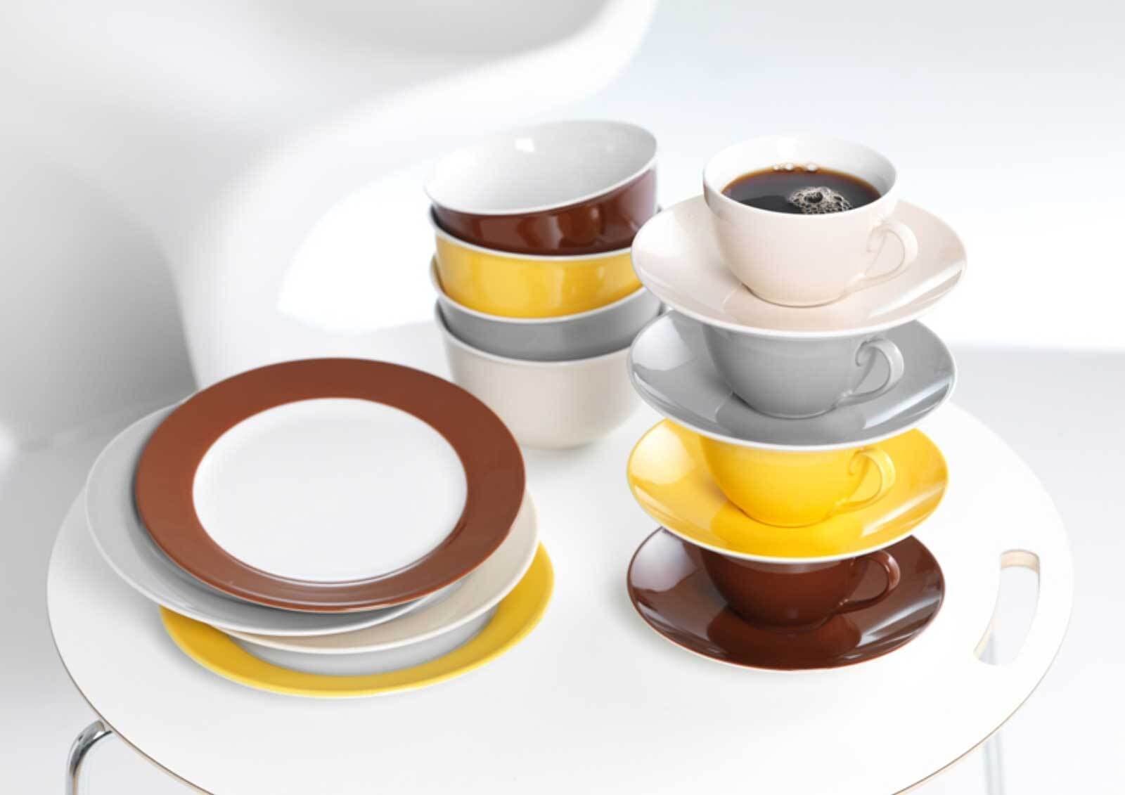 Ritzenhoff & Breker Suppenteller »Suppenteller Doppio ø 22 cm 6er Set«