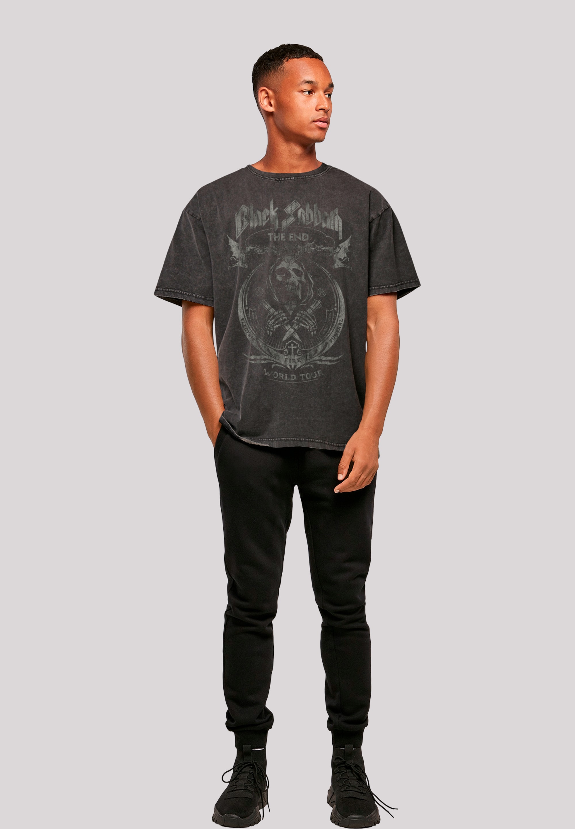 F4NT4STIC T-Shirt »Black Sabbath The End World Tour«, Premium Qualität