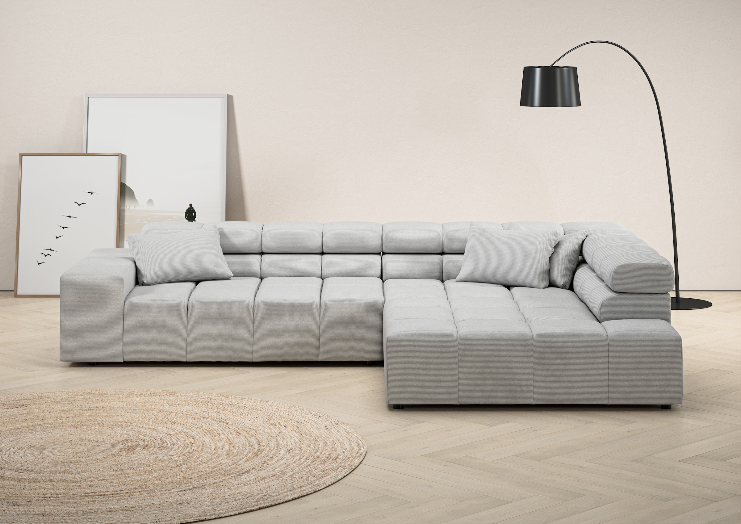 Home affaire Ecksofa "Ancona incl. Kopfteilverstellung, OTTOs Choice, Breit günstig online kaufen