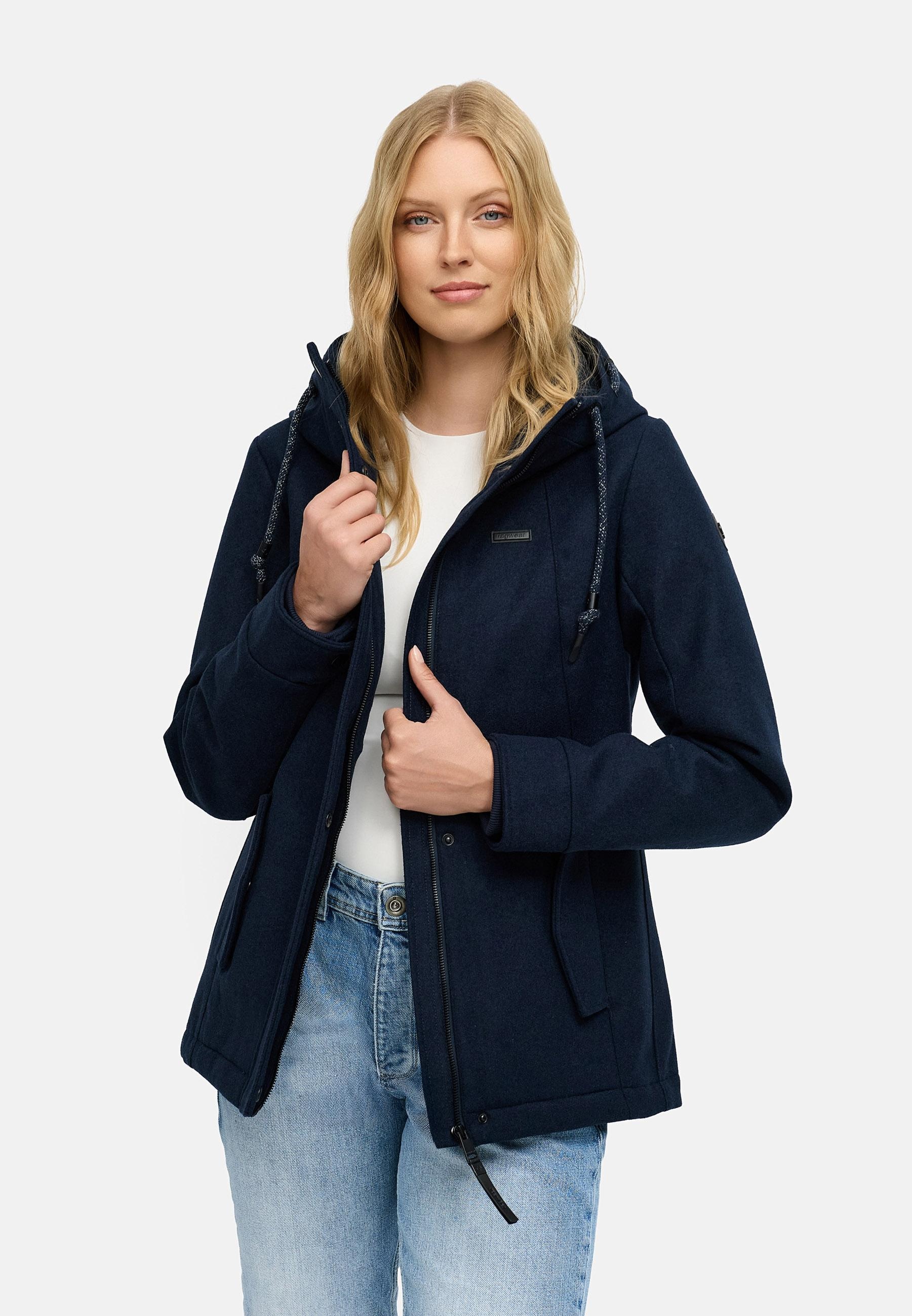 Ragwear Winterjacke »Monadde Felt YOUMODO«, mit Kapuze, Wasserfeste warme Jacke mit Kapuze
