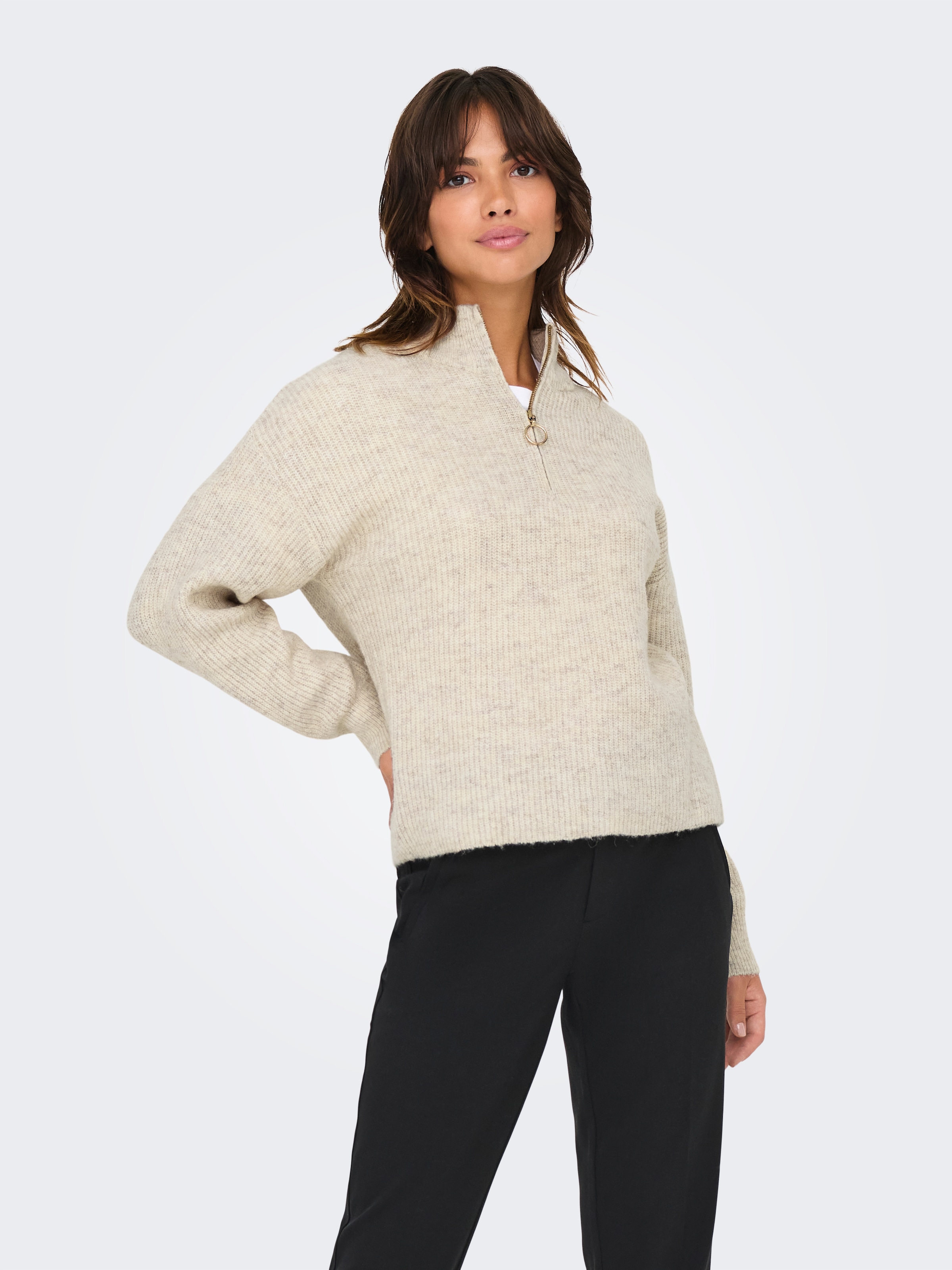 ONLY Megztinis »ONLTOKYO SOLID L/S ZIP megz...