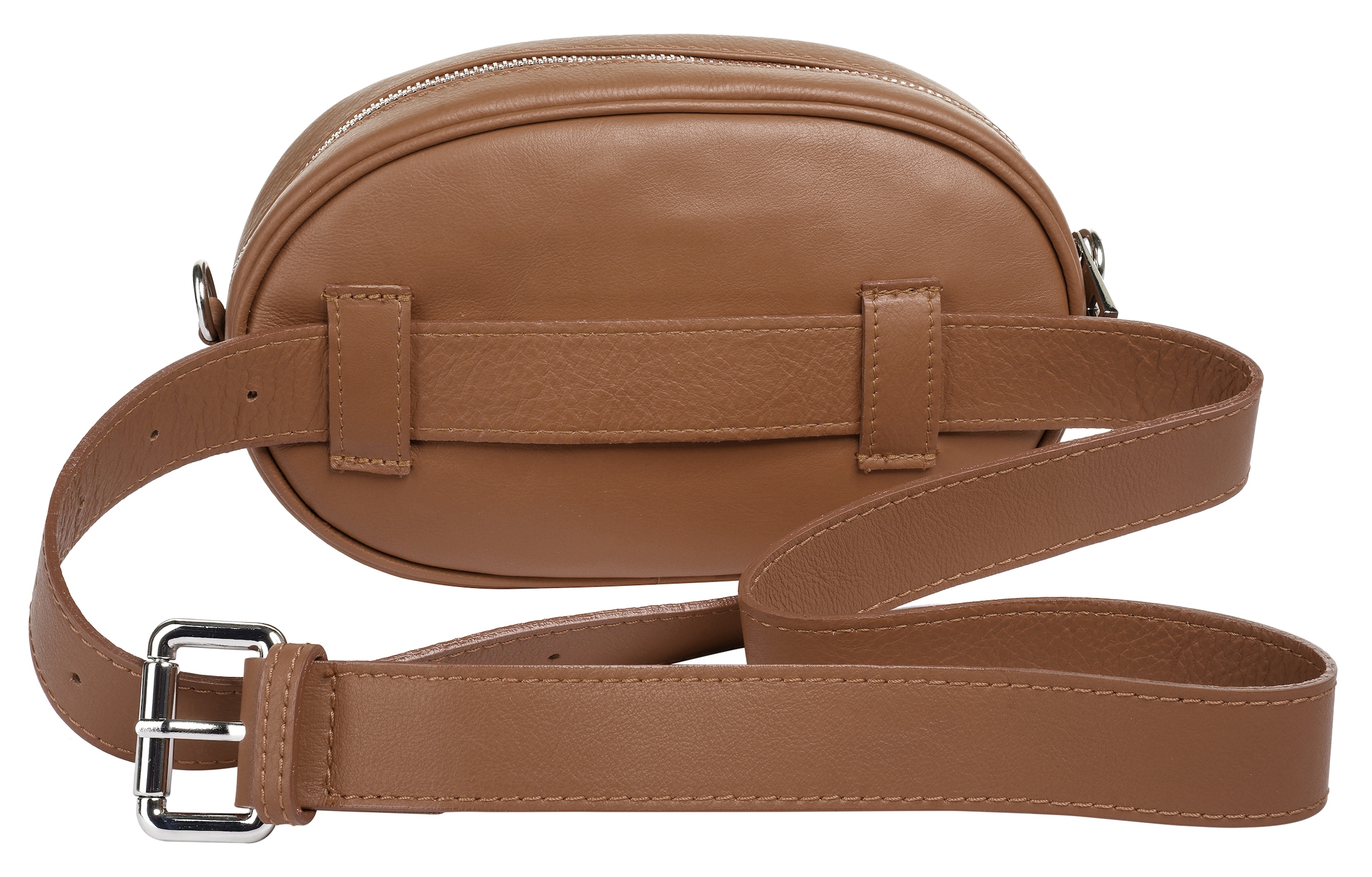 Cluty Gürteltasche, echt Leder, Made in Italy