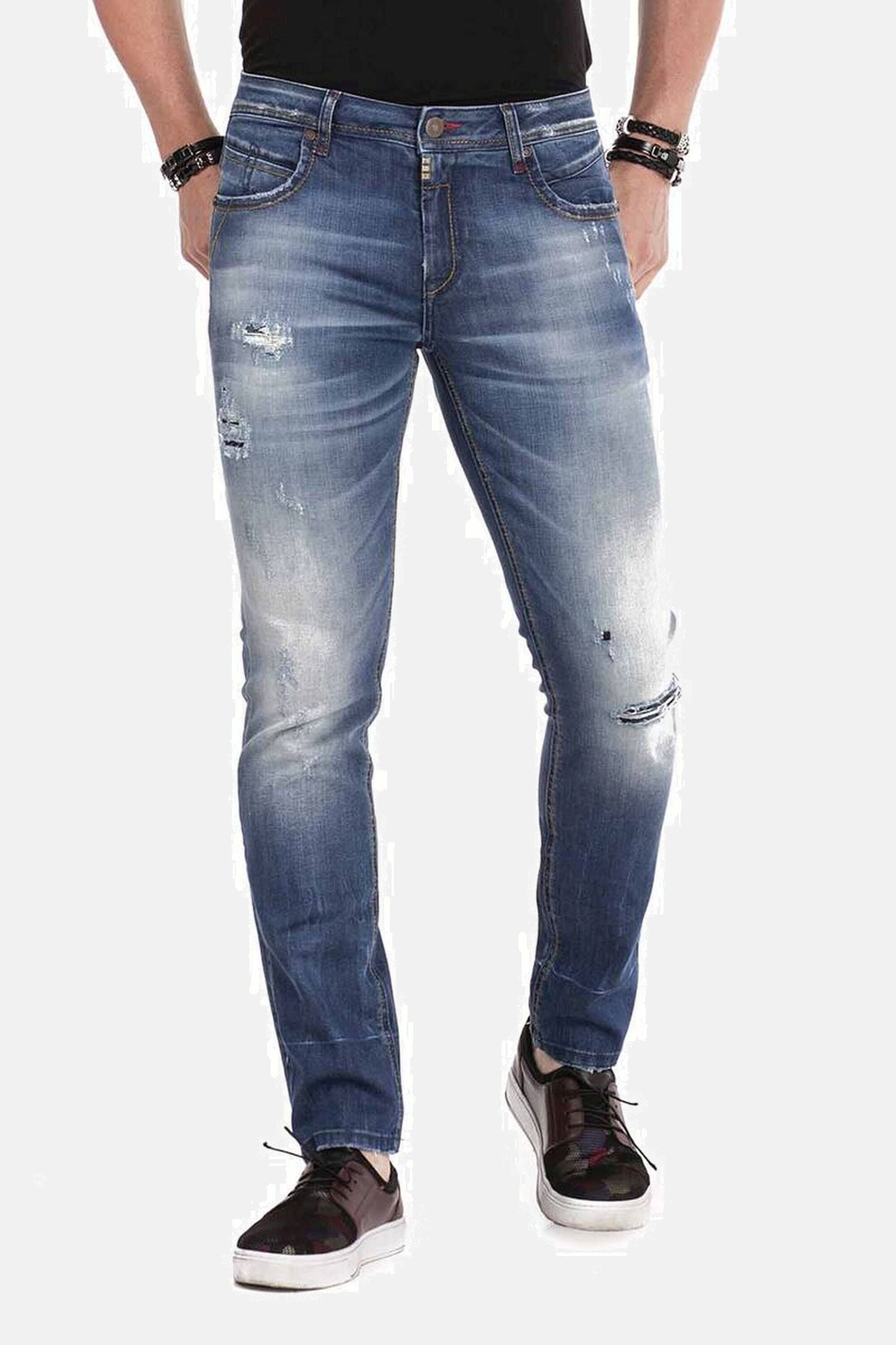 Cipo & Baxx Slim-fit-Jeans »Jeans«, im Destroyed-Look, CD-475