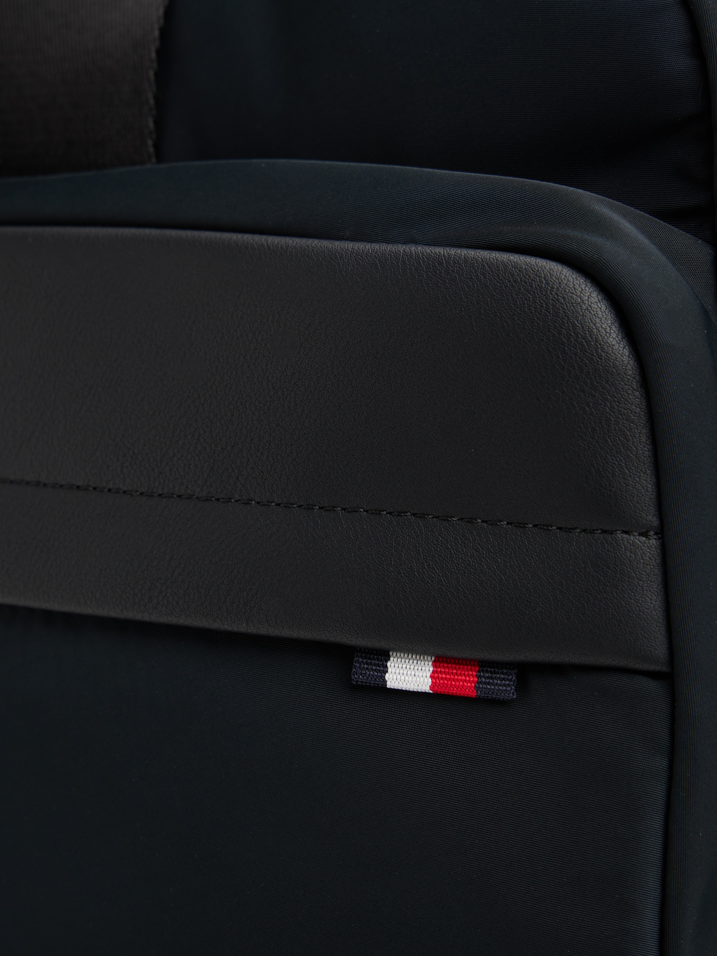 Tommy Hilfiger Laptoptasche »TH NYLON WORKBAG«, Unisex Schultertasche, Businesstasche mit Vordertaschenfach