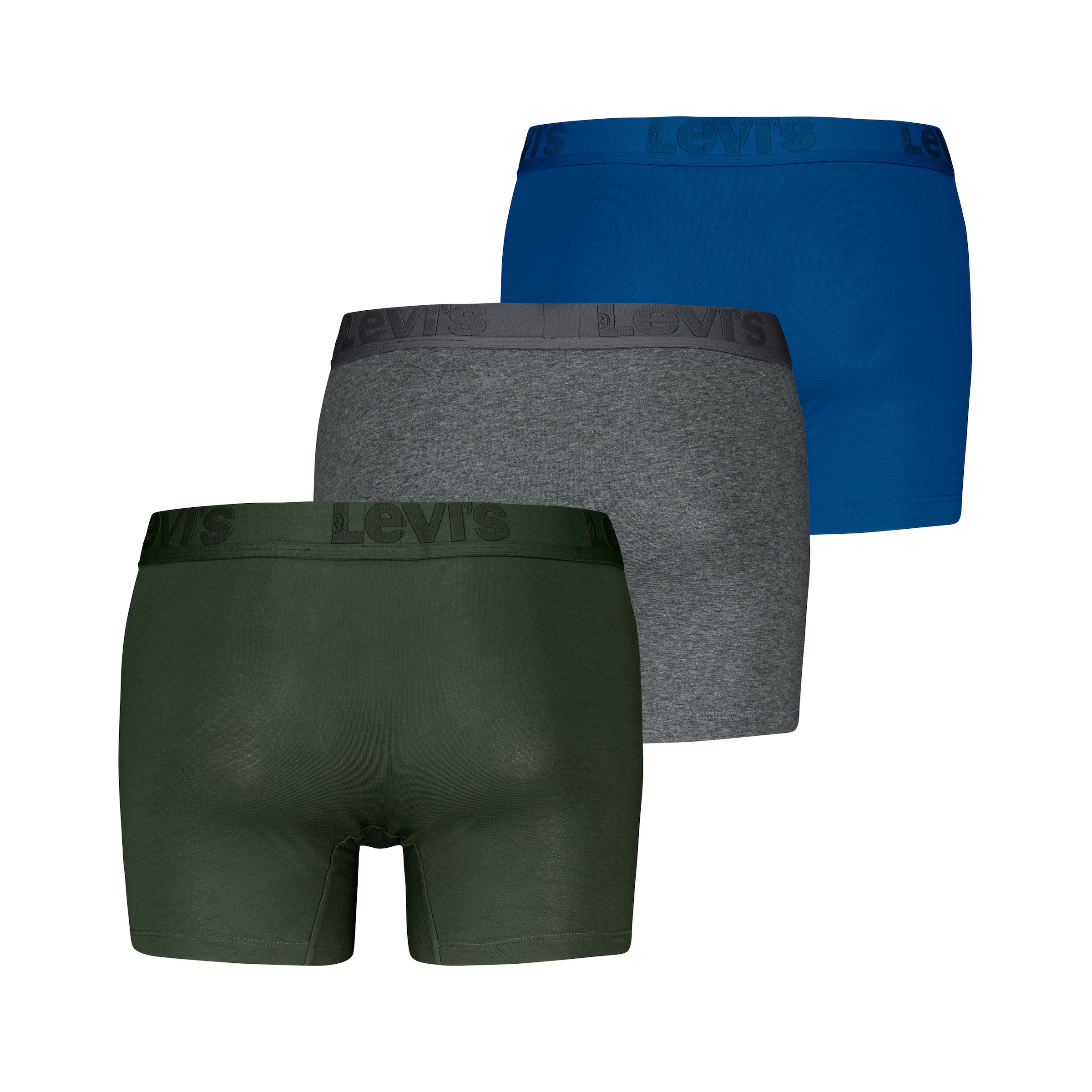 Levi's® Boxershorts »LEVIS MEN PREMIUM BOXER BRIEF 3P«, (3er Pack), mit breitem Logobund