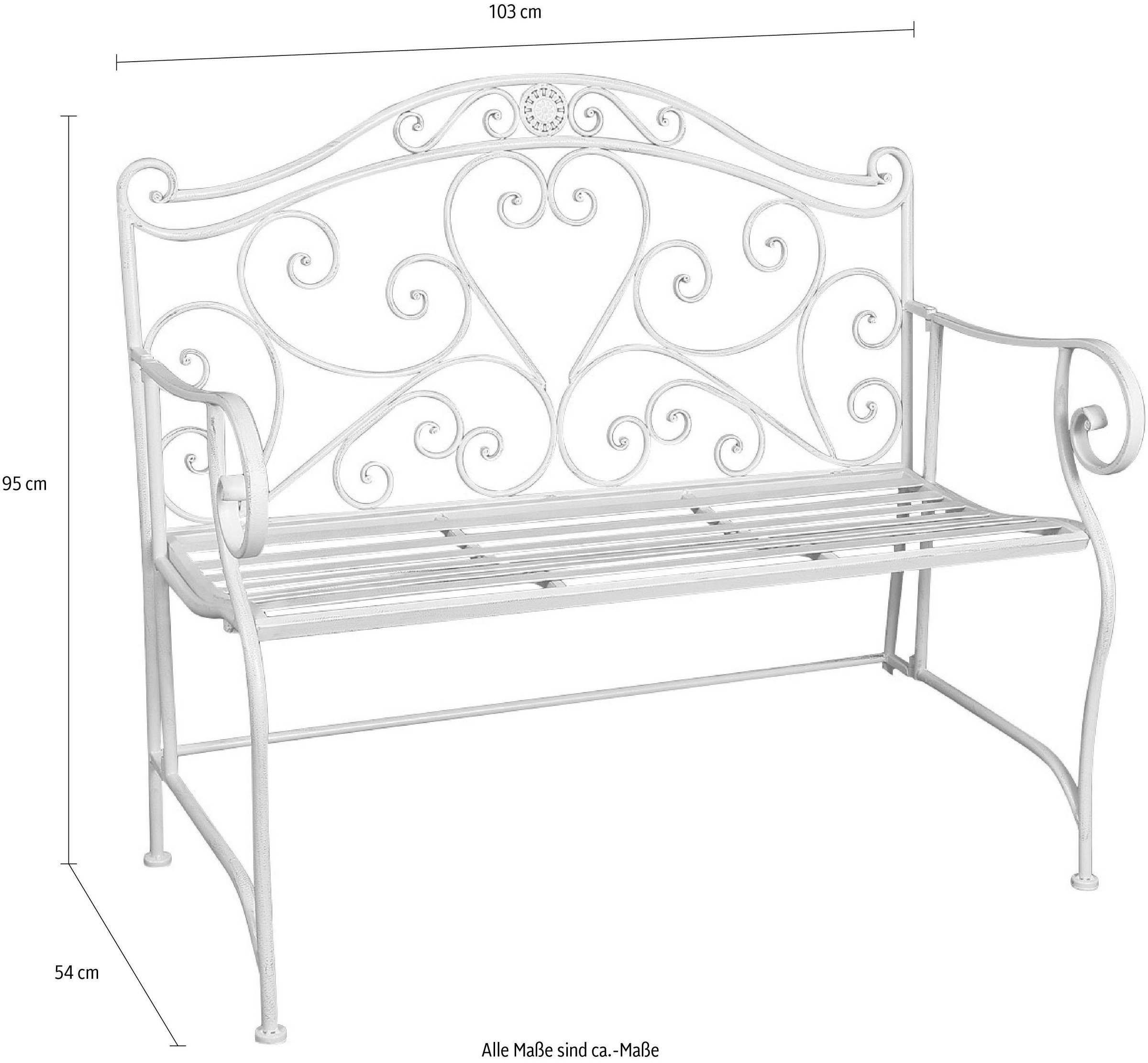 Home affaire Bank antikweiß Outdoor geeignet günstig online kaufen