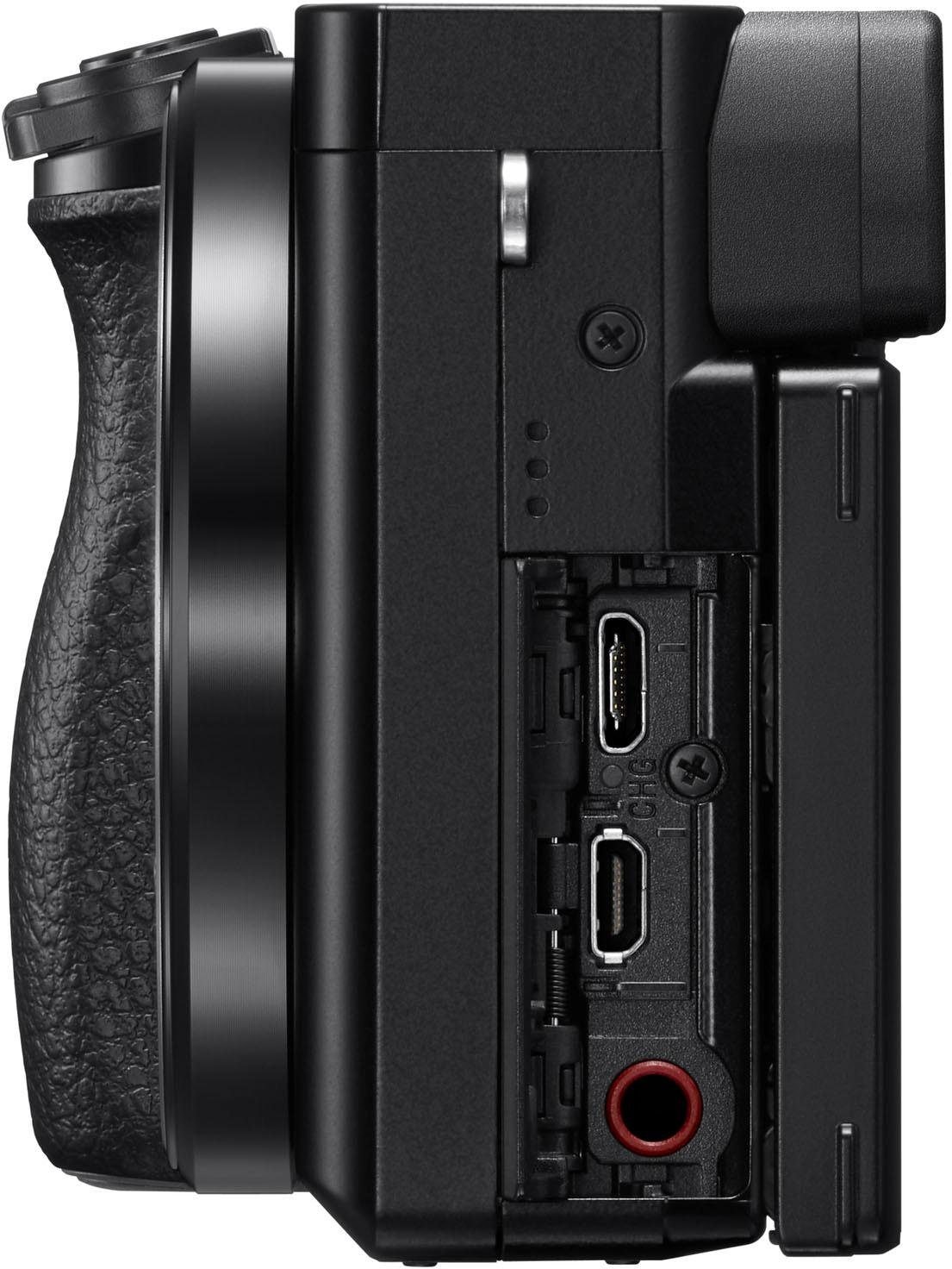 Sony Systemkamera »ILCE-6100B -Alpha 6100 E-Mount«, 24,2 MP, 4K Video, 180° Klapp-Display, WLAN (Wi-Fi), nur Gehäuse