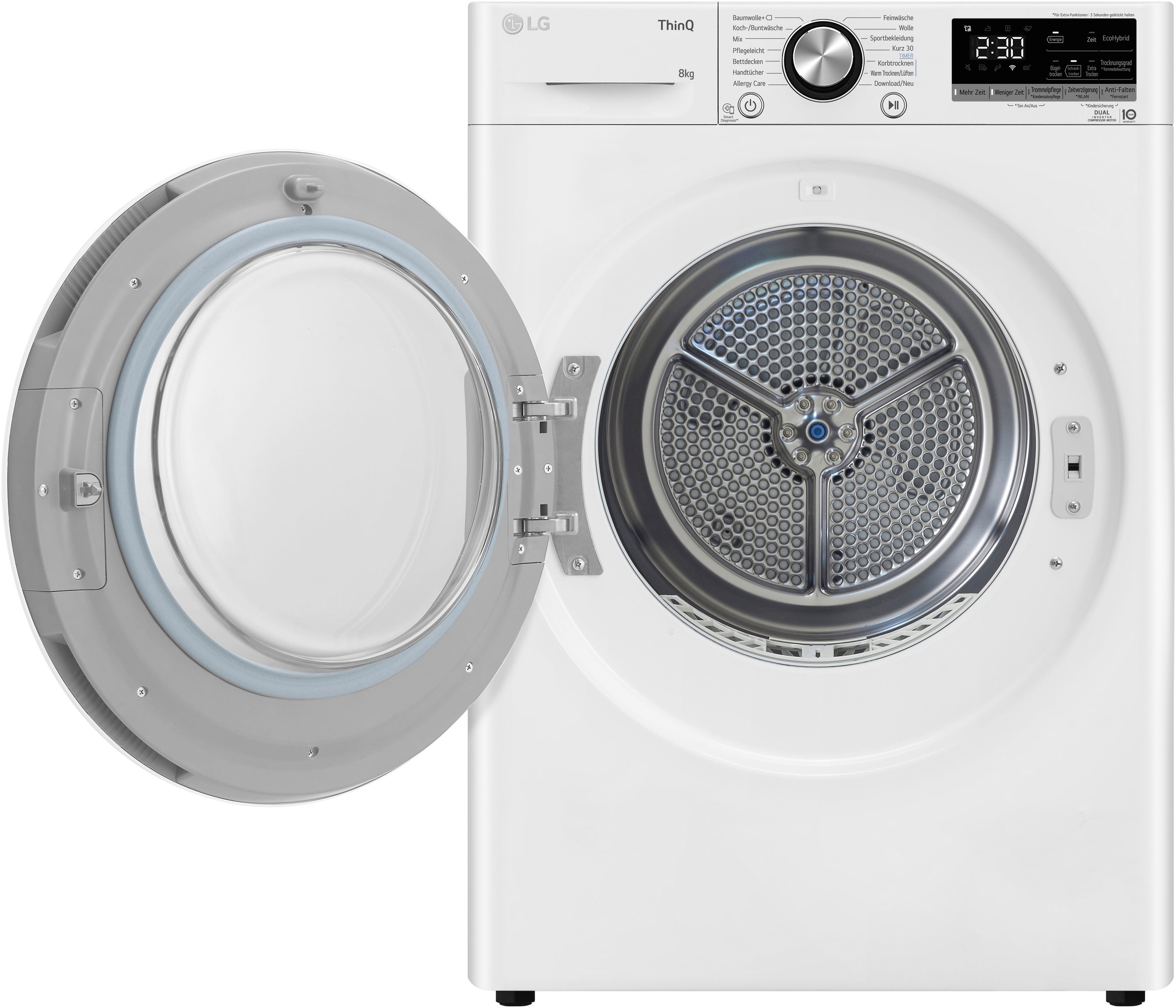 LG Wärmepumpentrockner "RT80V9W" Vivace günstig online kaufen