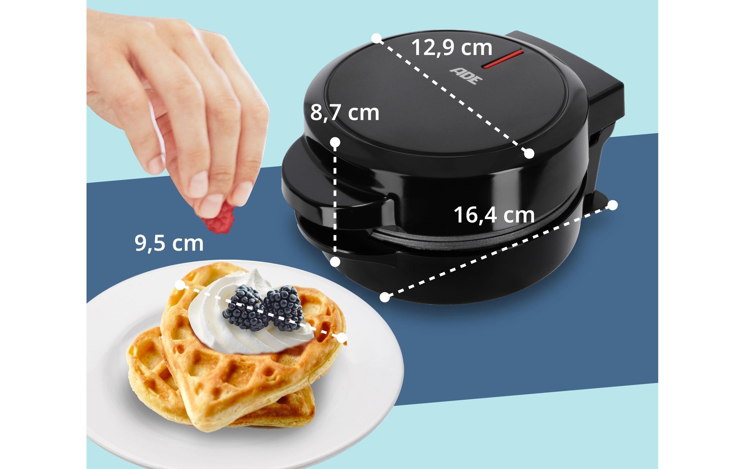 ADE Waffeleisen »KG2345« 550 W