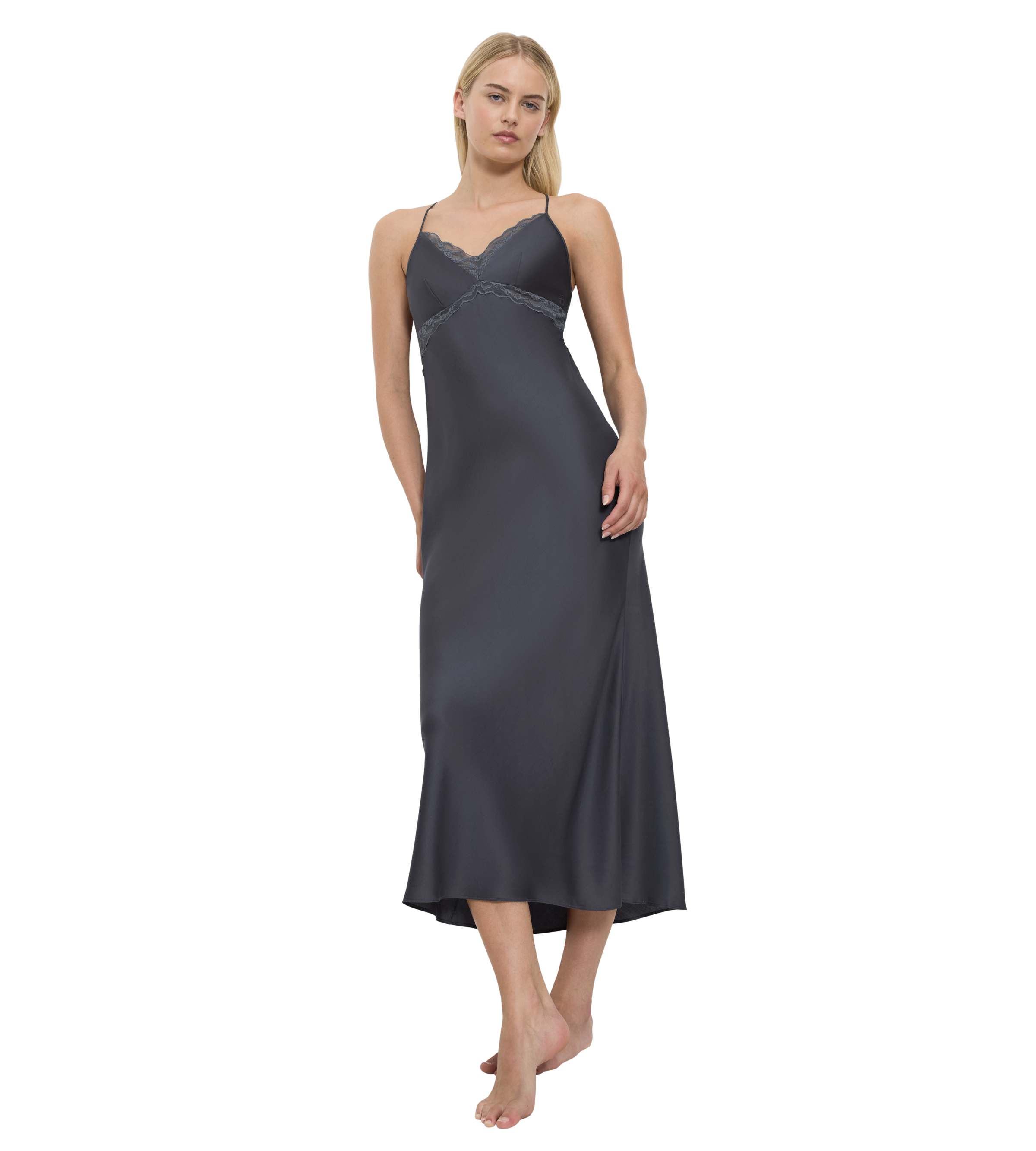 Triumph Nachthemd »Silky Sensuality NDW Lace«, mit Spitzeneinsätzen
