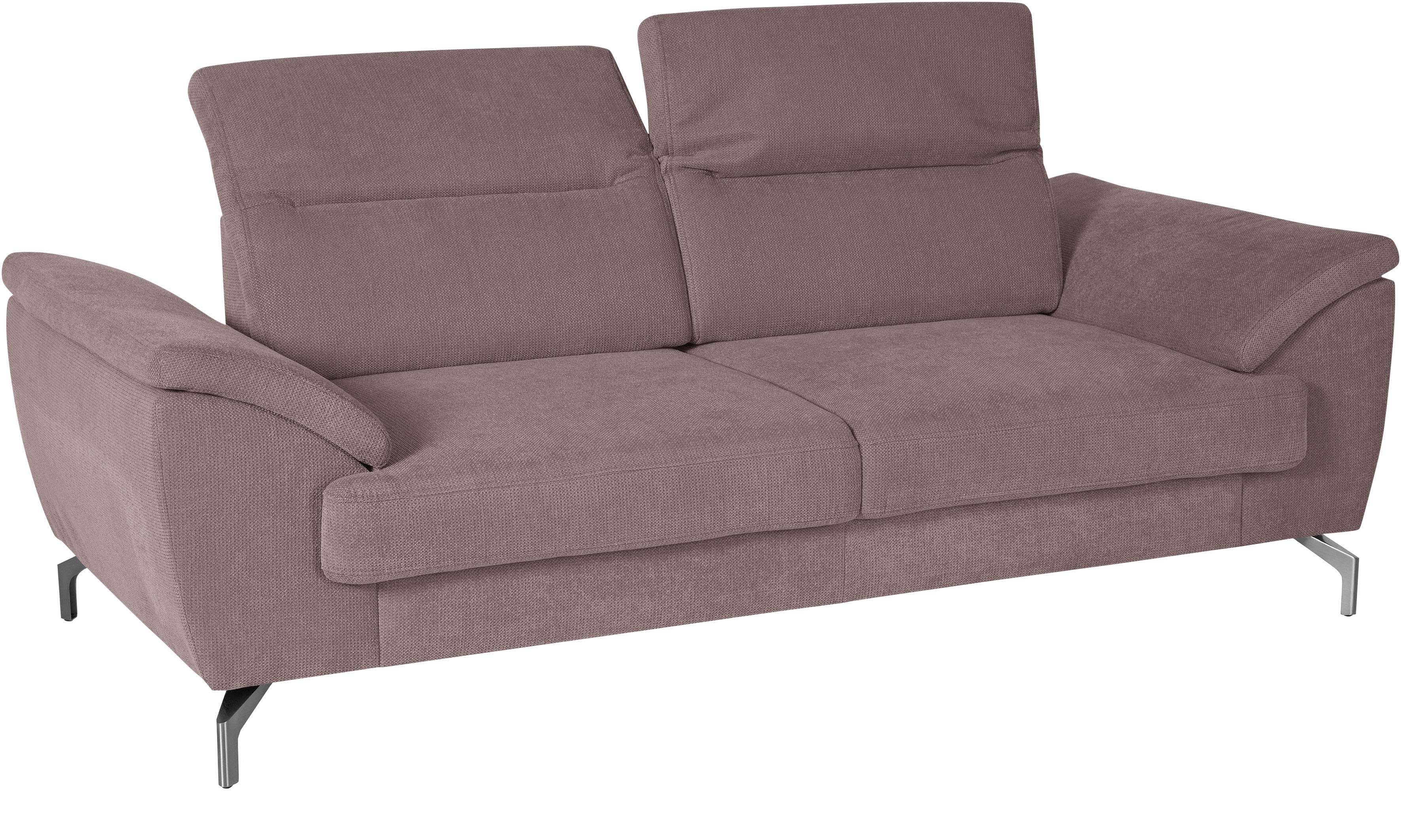 Thumbnail - sit&more 2,5-Sitzer "Percy" 15 cm Fußhöhe, Sitztiefenverstellung, wahlweise Kopfteilverstellung