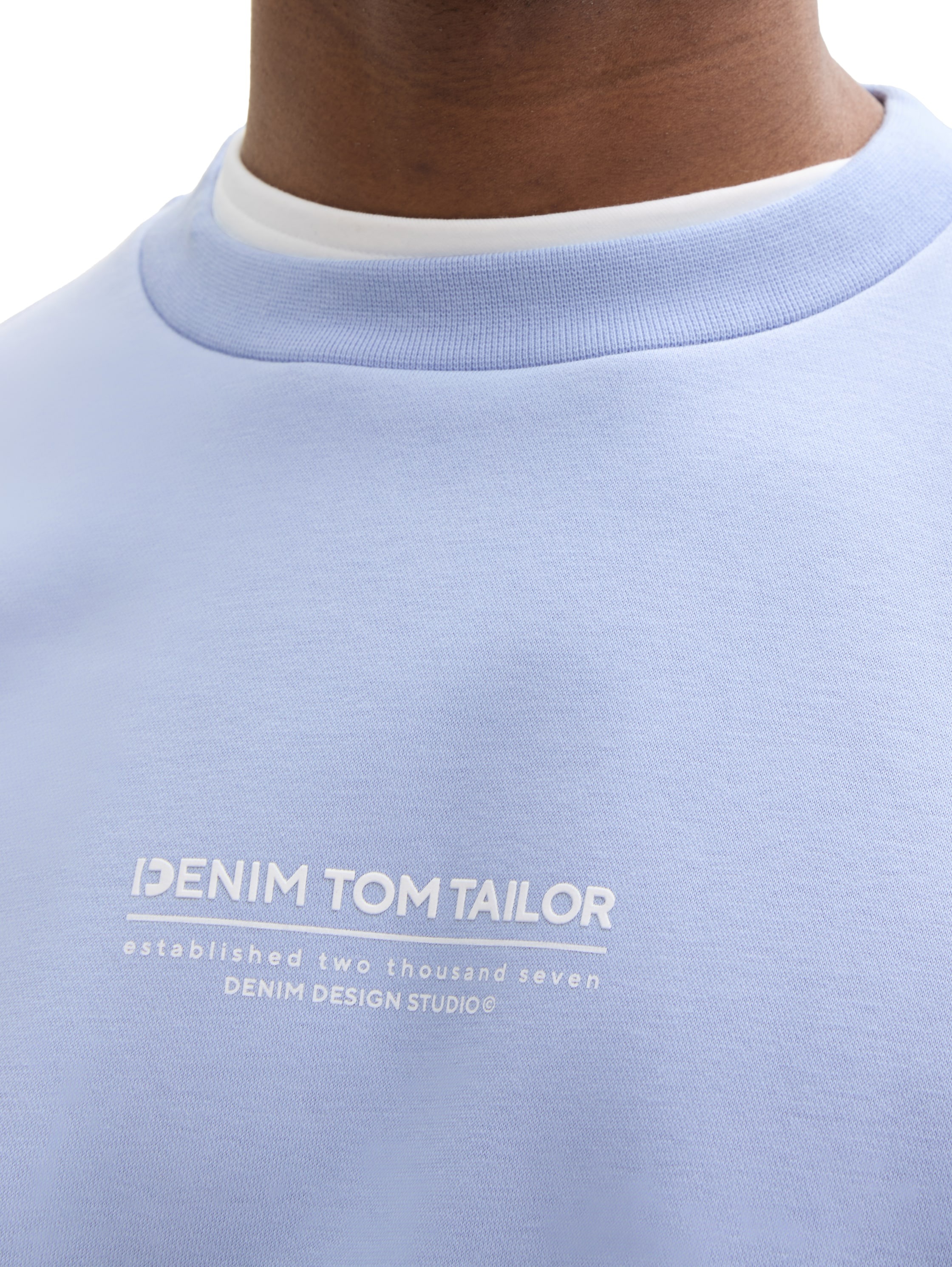 TOM TAILOR Denim Sweatshirt, mit Logo Print
