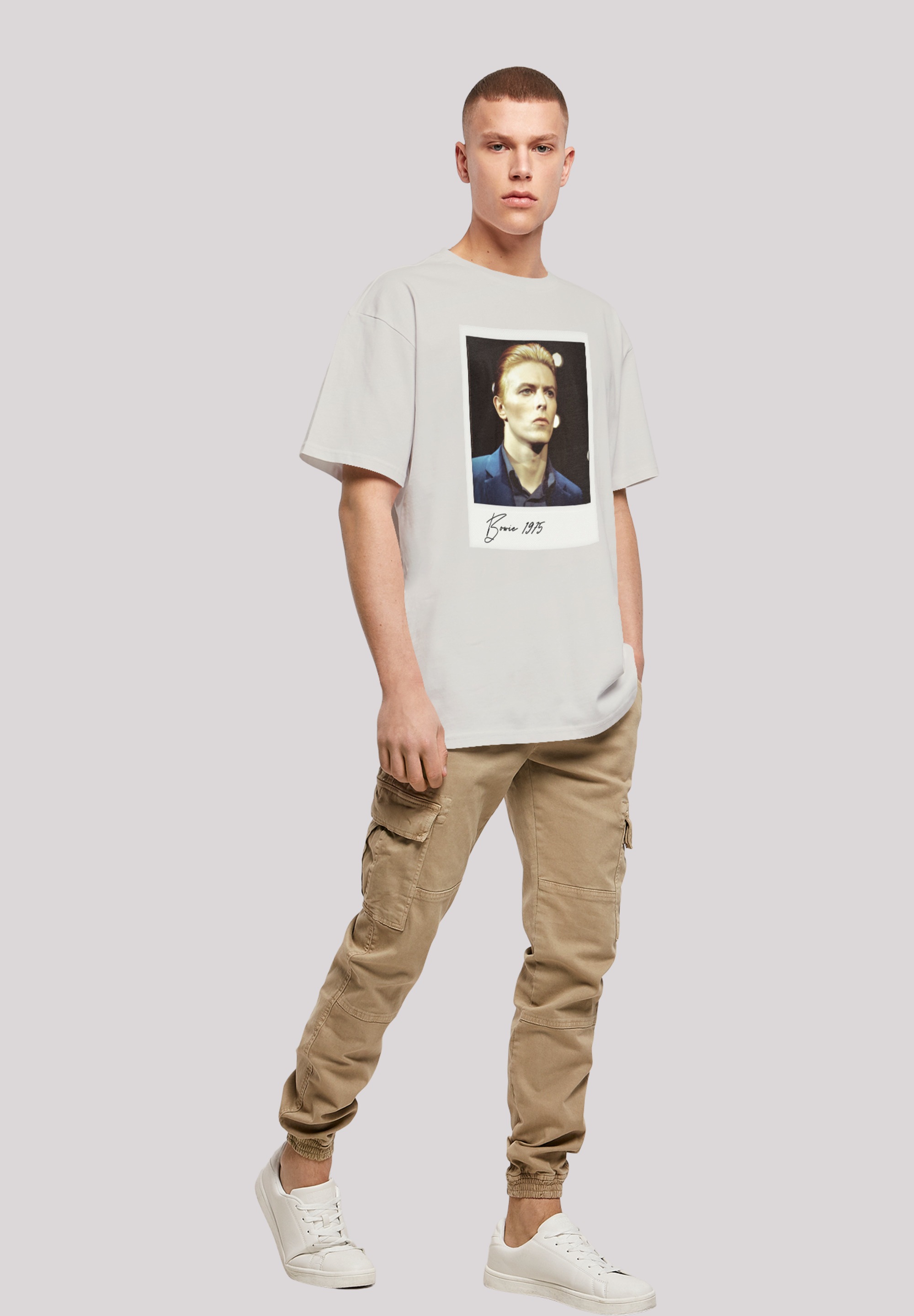 F4NT4STIC T-Shirt »David Bowie Rock Music Band Memories975«, Print