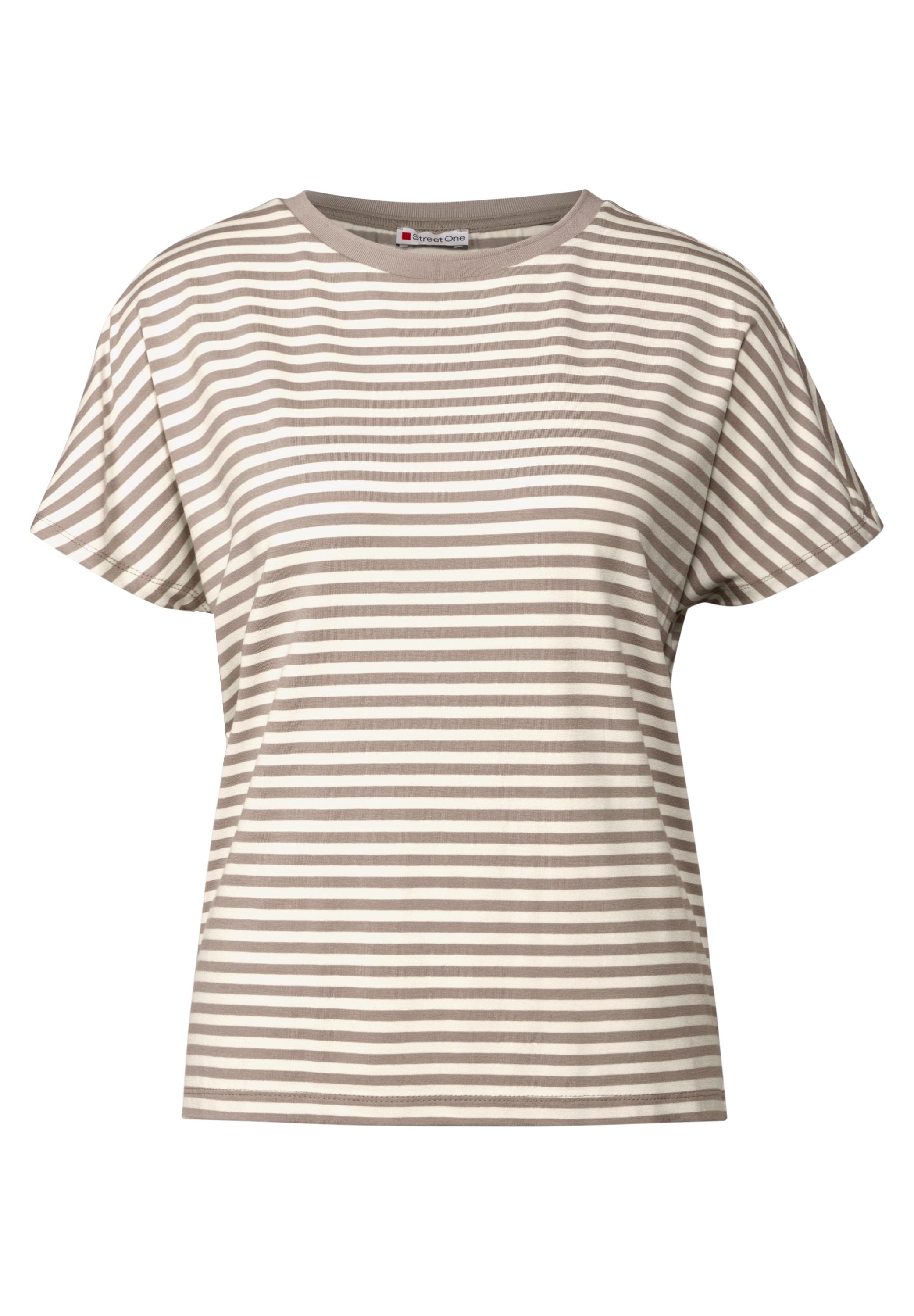 STREET ONE T-Shirt »Style Crista«, mit Streifen Muster