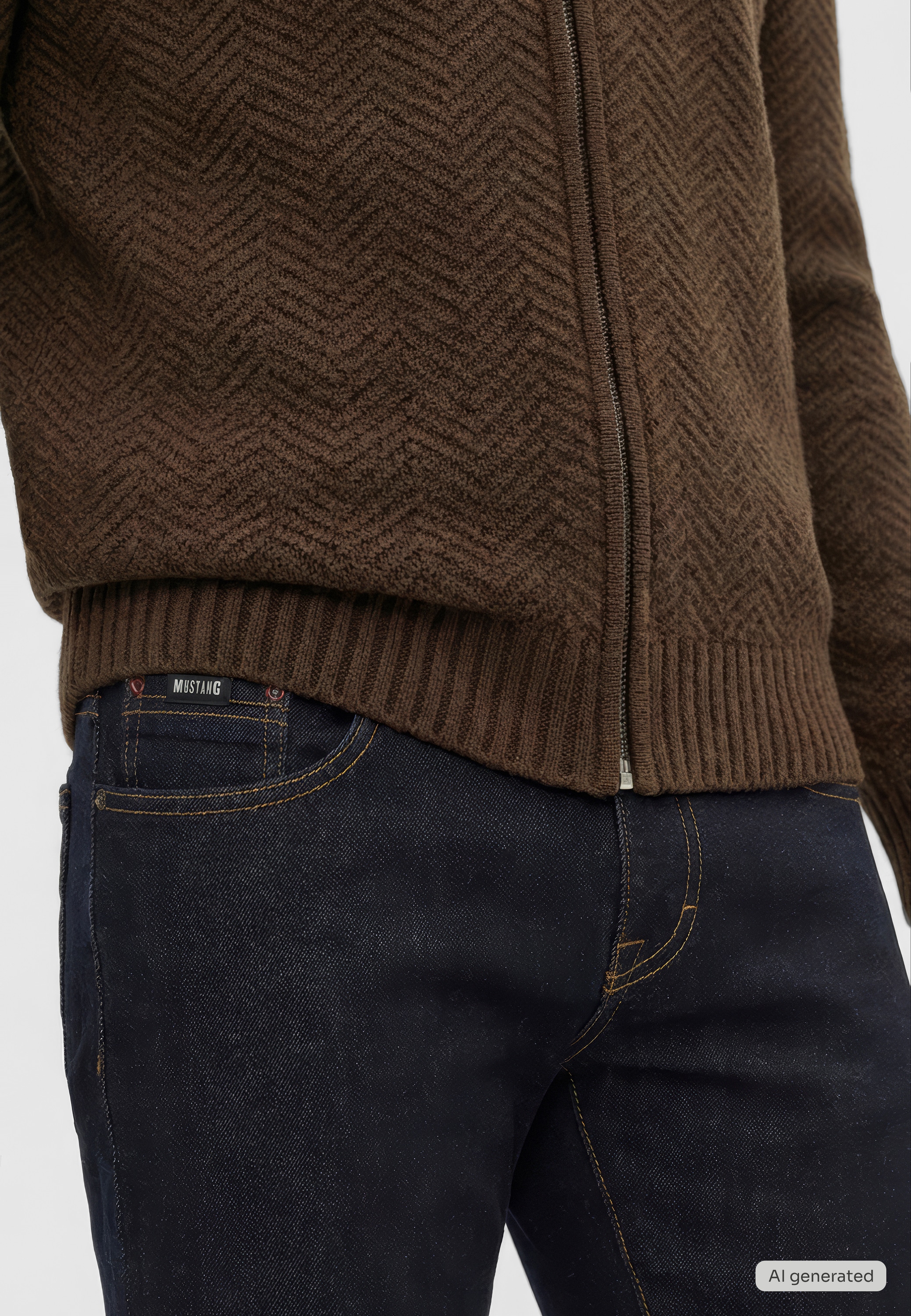 MUSTANG Cardigan »Herren Style Escondido«