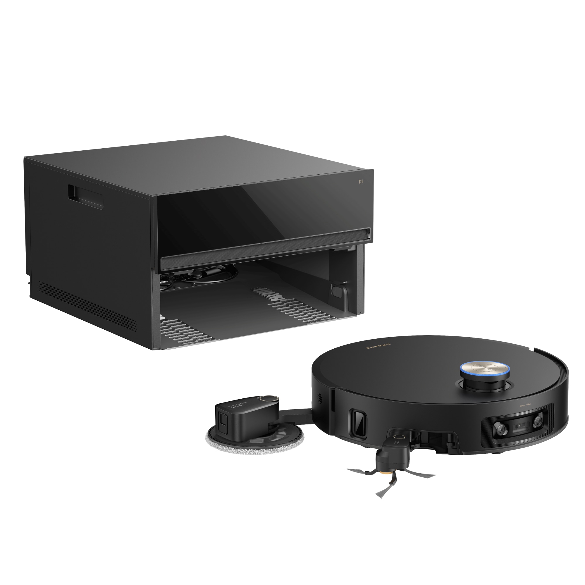 Dreame Nass-Trocken-Saugroboter »X60 Pro Master« Vollautomatische Absaugstation, Festwasseranschluss
