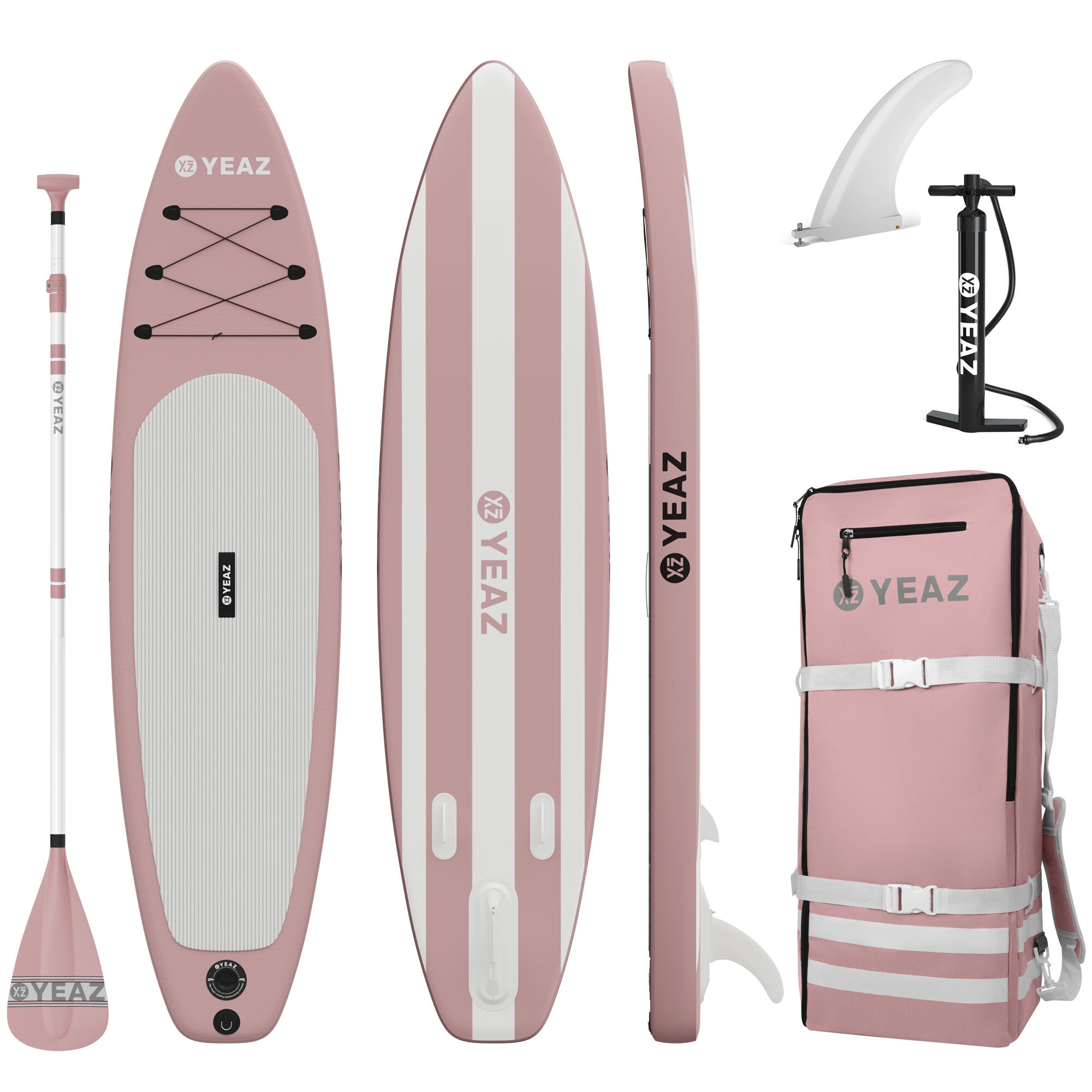 Yeaz Rosa/Rosa Inflatable Sup-Board "Sup Board Und Kit Lido - Exotrace Pro - Set", Pink, Wassersportboards - Image 4