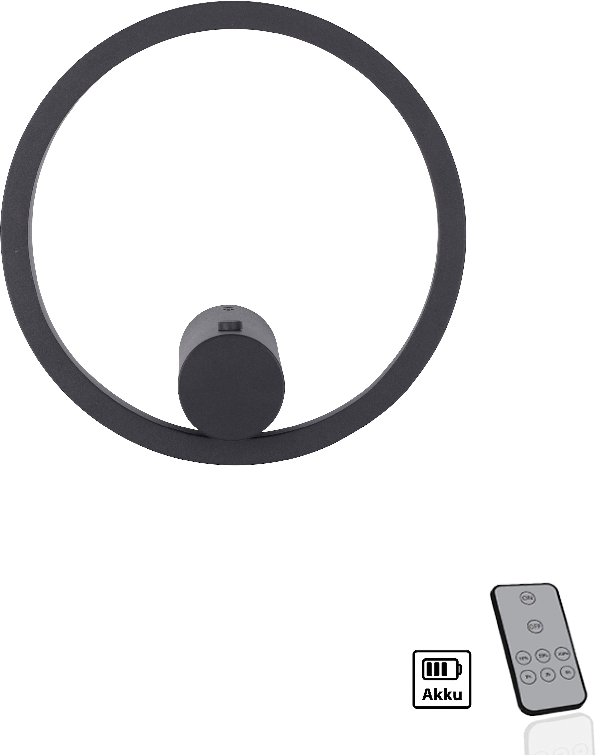 JUST LIGHT LED Wandleuchte »ARCHIE« LED-Board 1 Stk. Warmweiß Dimmbar, IR-FB, Memoryfunktion, USB-Kabel