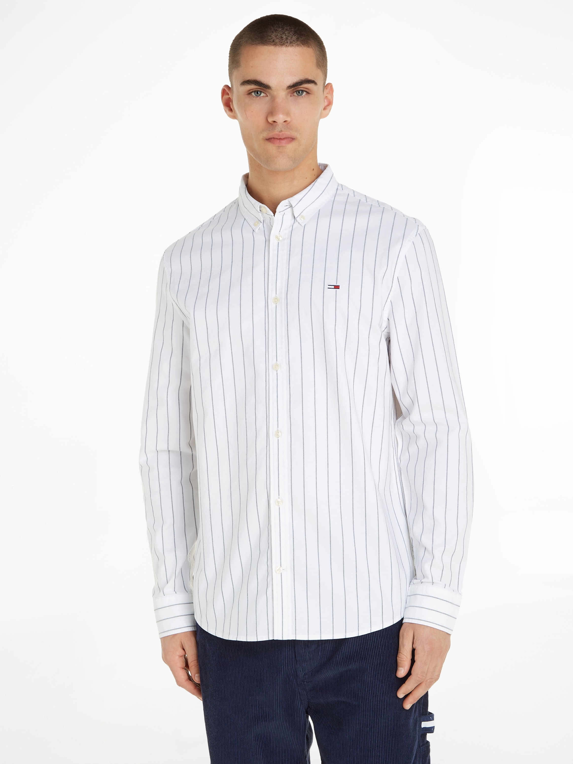TOMMY JEANS Tommy Džinsai marškiniai ilgomis ranko...