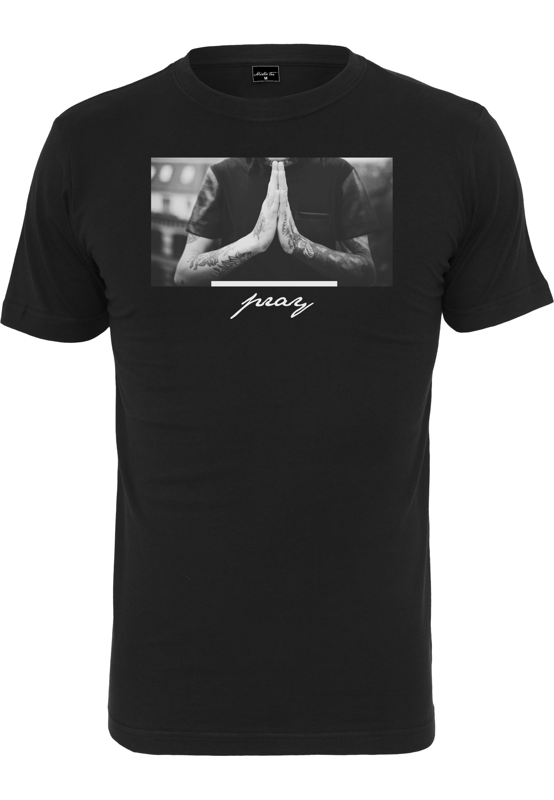MisterTee Kurzarmshirt "MisterTee Damen Ladies Pray Tee" 1 Stk.
