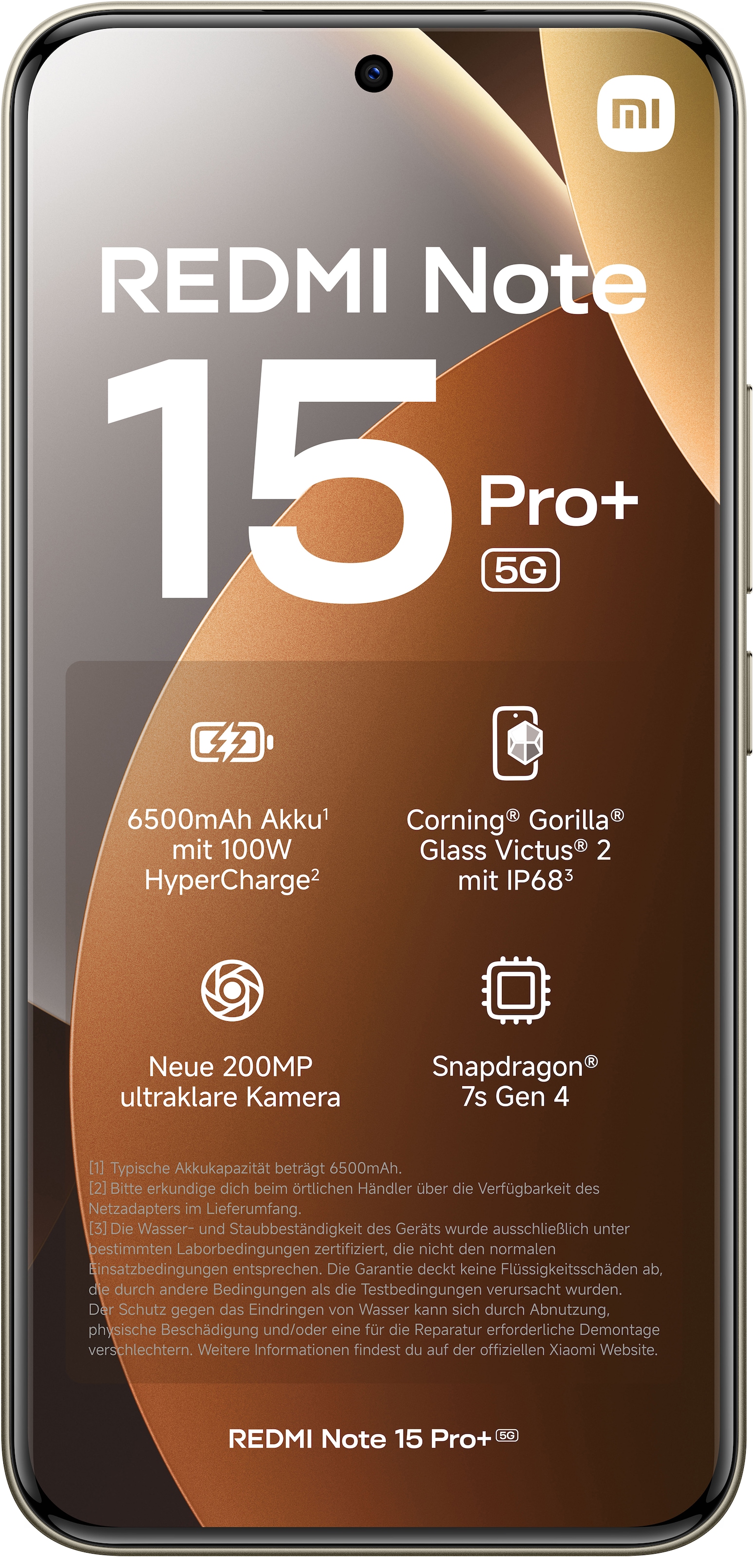 Xiaomi Smartphone »Redmi Note 15 Pro+ 5G 8+256« Mocha Brown