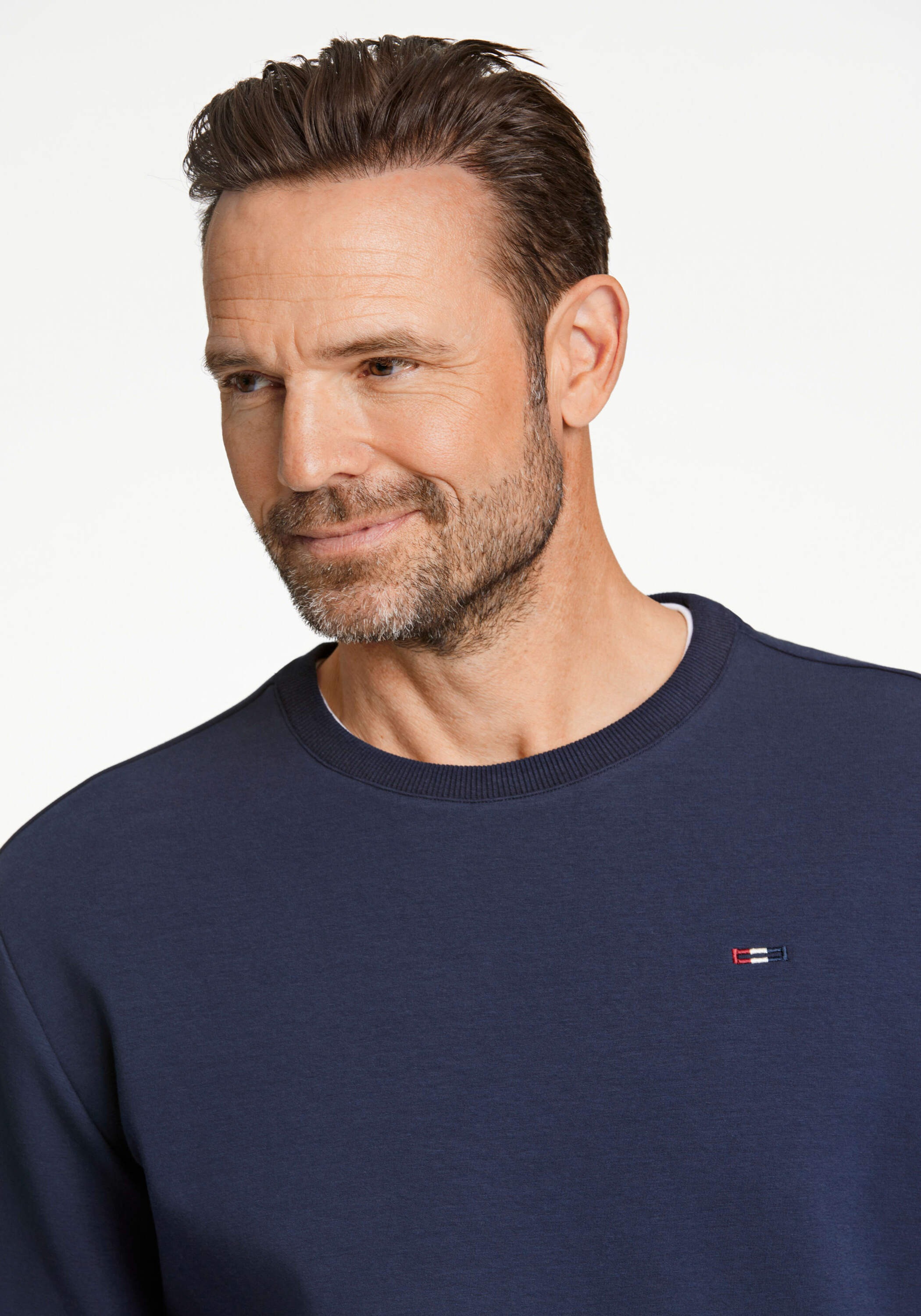 Bison Comfort Fit Sweatshirt Navy Gr. L 2
