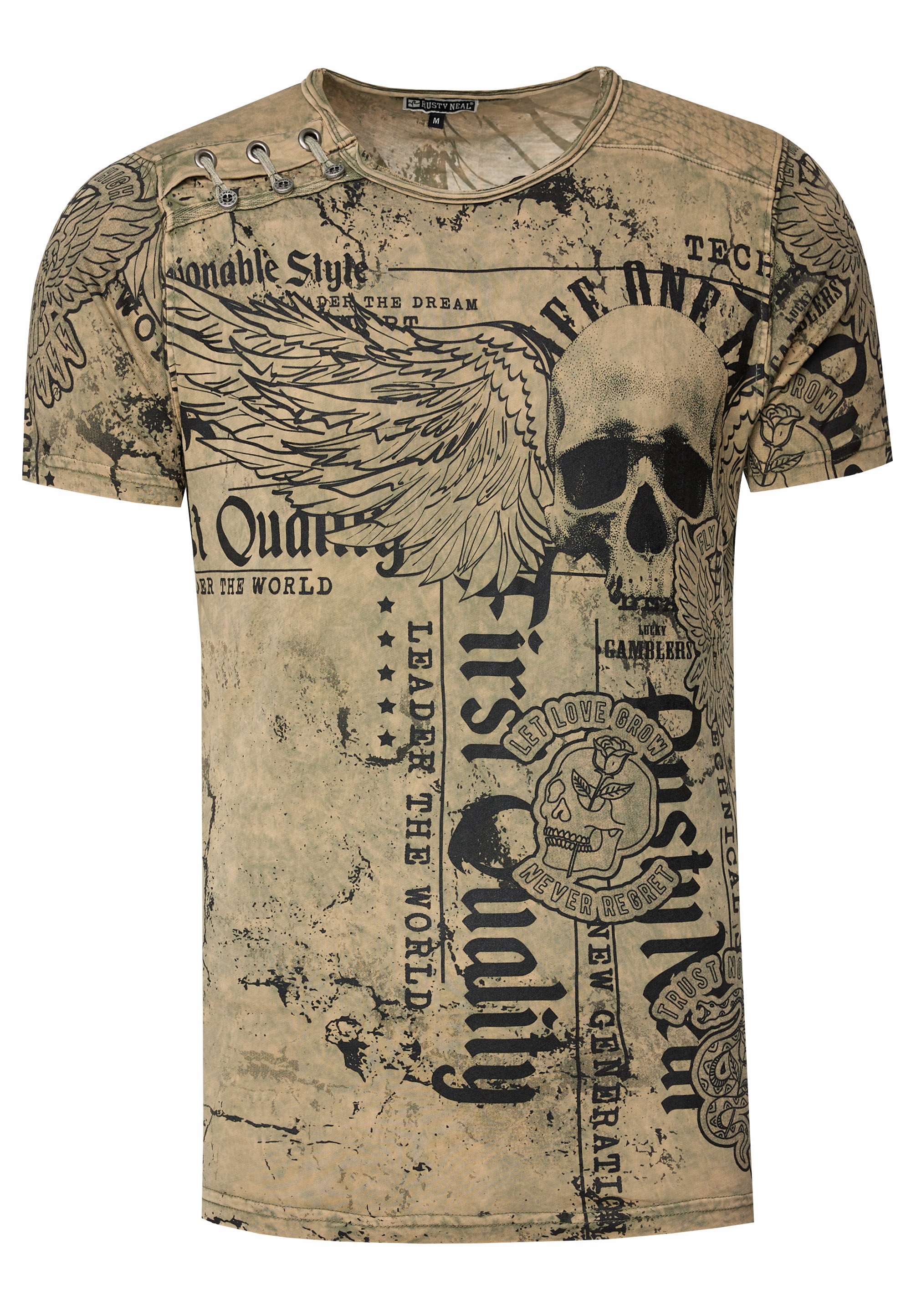 Thumbnail - Rusty Neal T-Shirt "Rusty Neal", mit Allover-Print