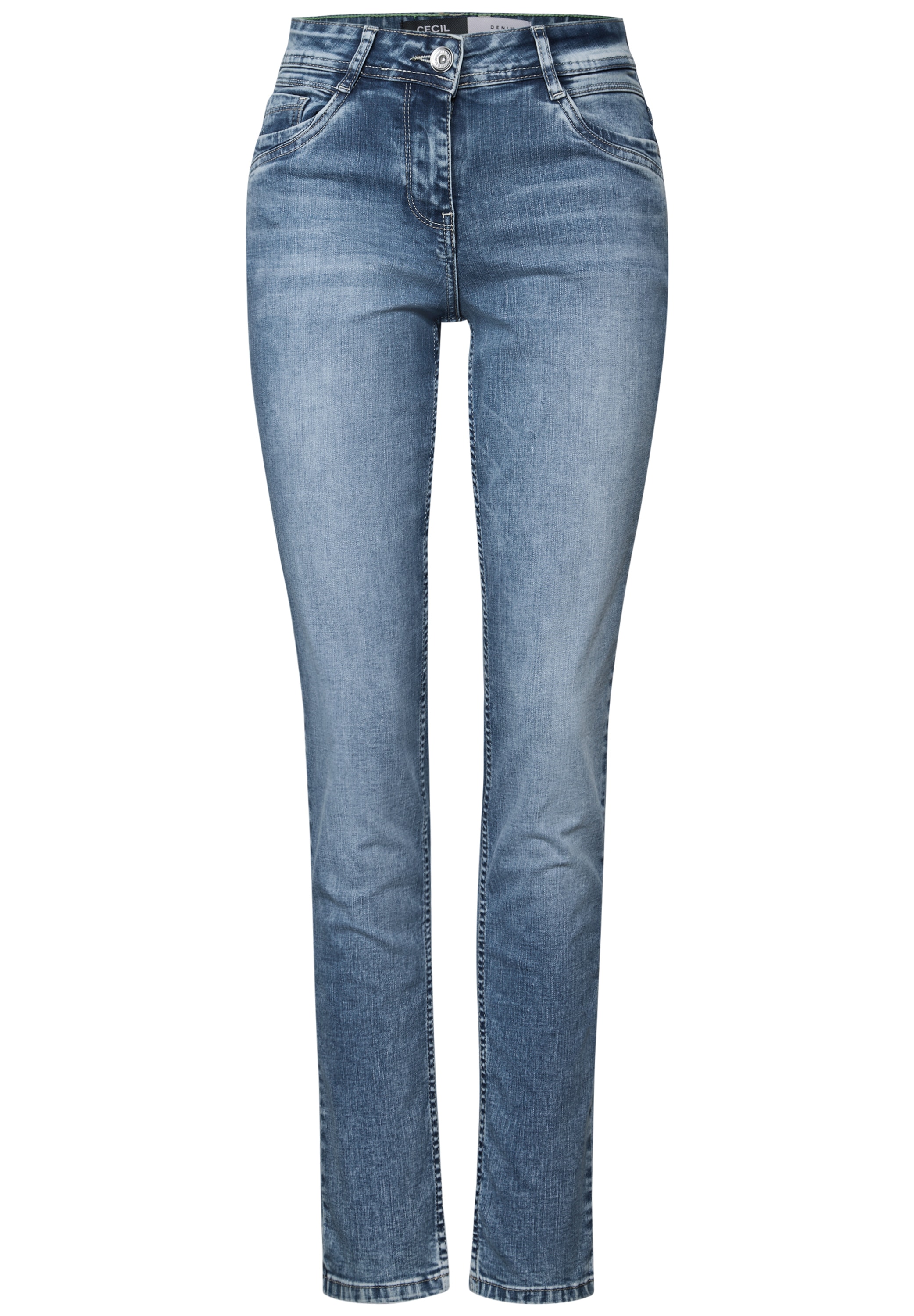 Cecil Gerade Jeans, Middle Waist