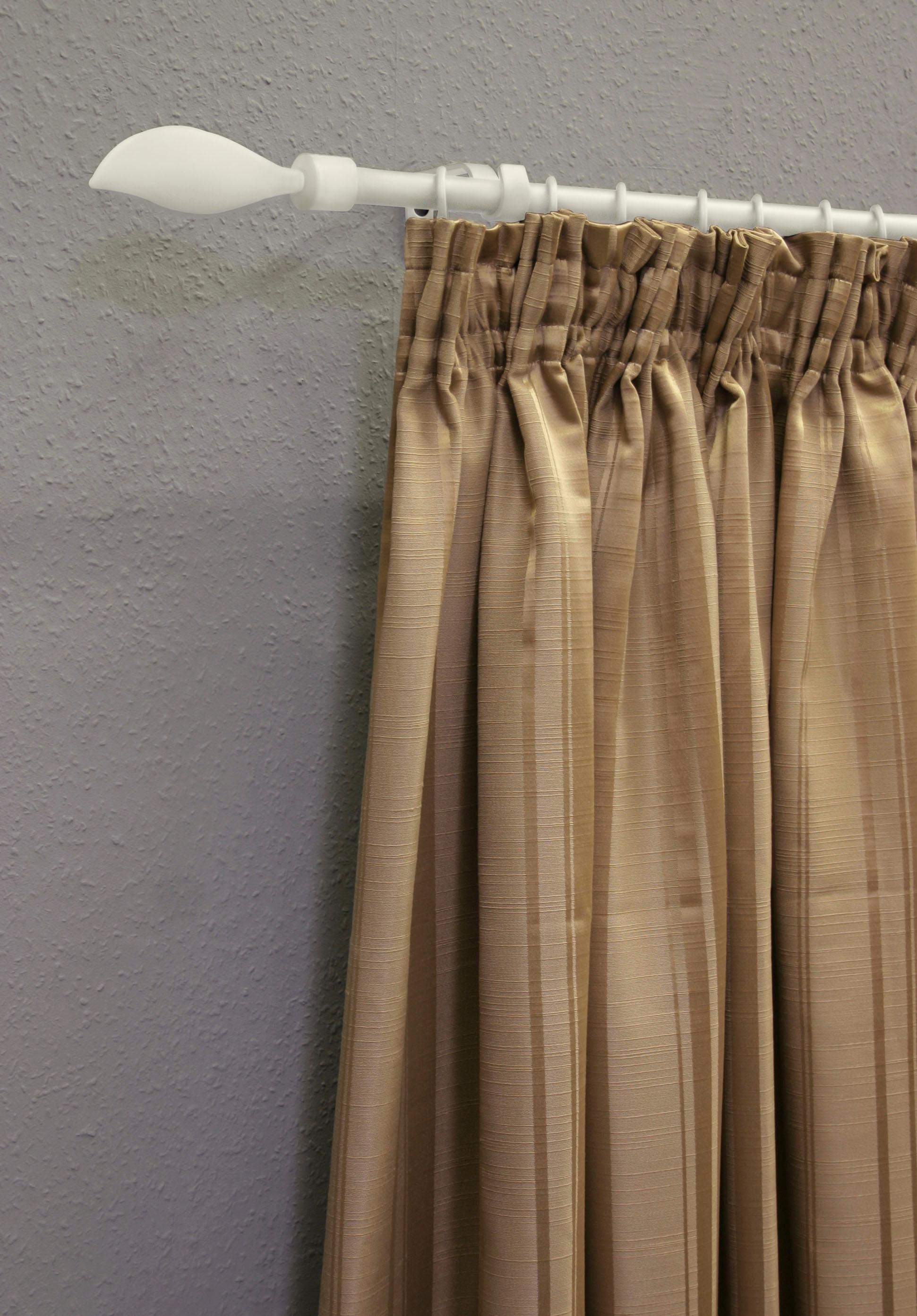 GARDINIA Gardinenstange "Set Metall" Ø 16 mm 1 läufig-läufig ausziehbar 1-L günstig online kaufen