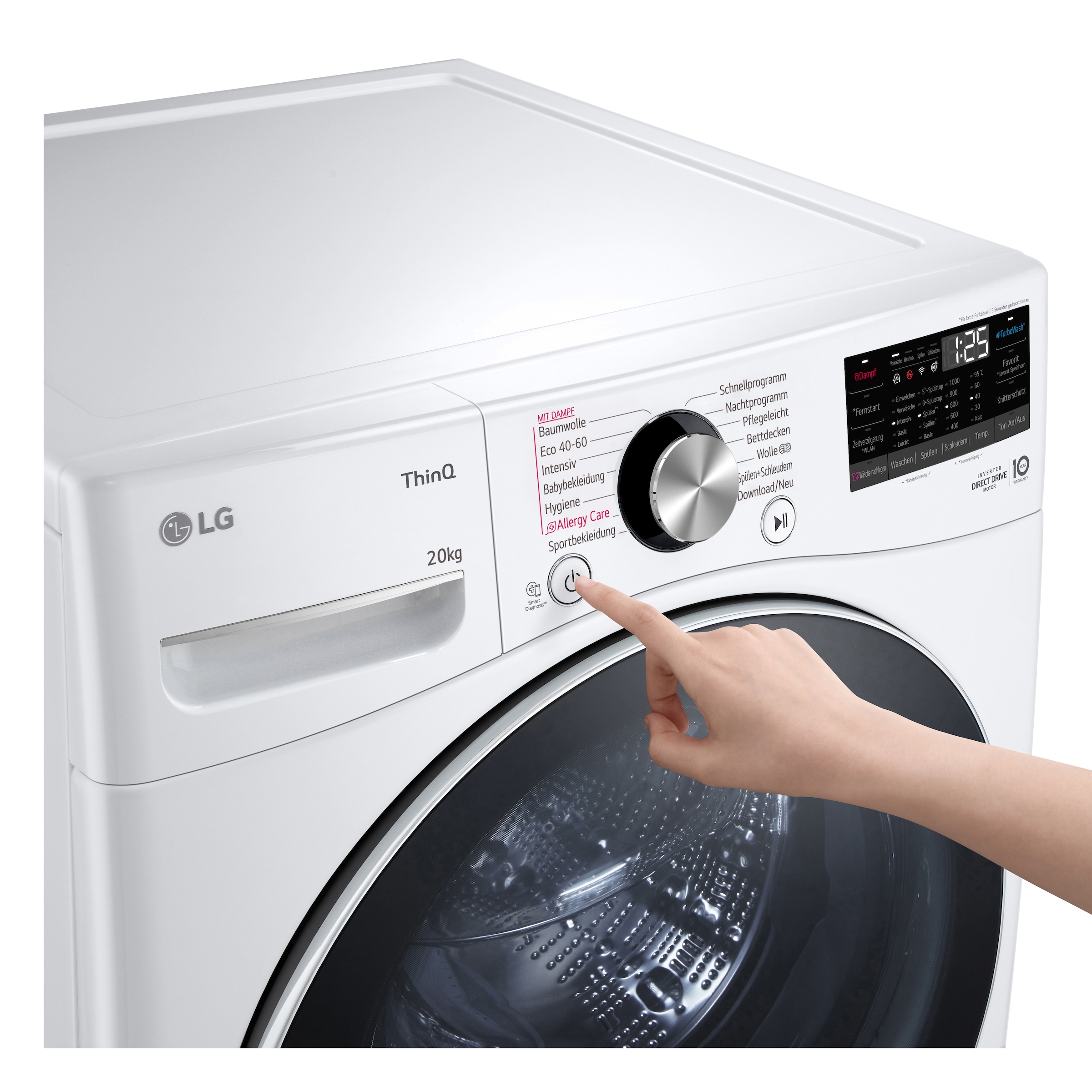 LG Waschmaschine Big Capacity »F0WVT202«, 20 kg, 1000 U/min