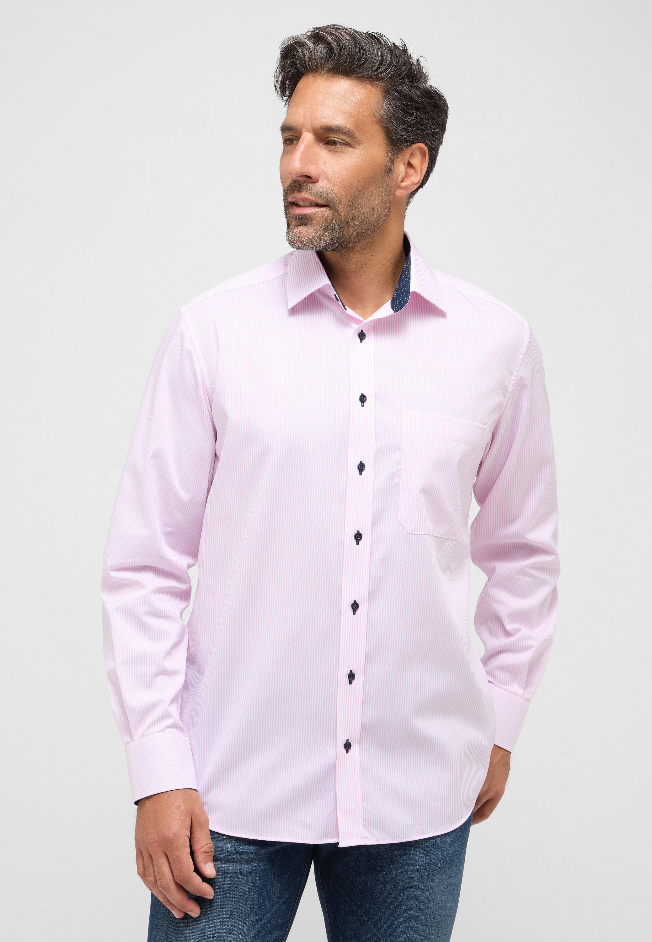 Eterna Langarmhemd "COMFORT FIT", NON IRON (bügelfrei) günstig online kaufen