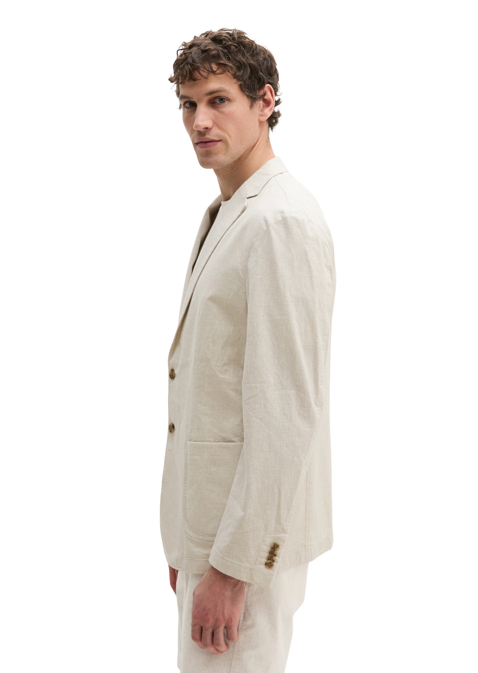 Marc O'Polo Sakko »aus Bio-Baumwoll-Leinen-Mix«