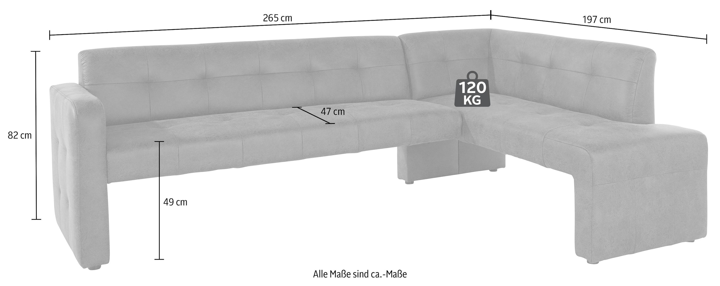 exxpo - sofa fashion Eckbank »Barista«, Frei im Raum stellbar bestellen |  BAUR