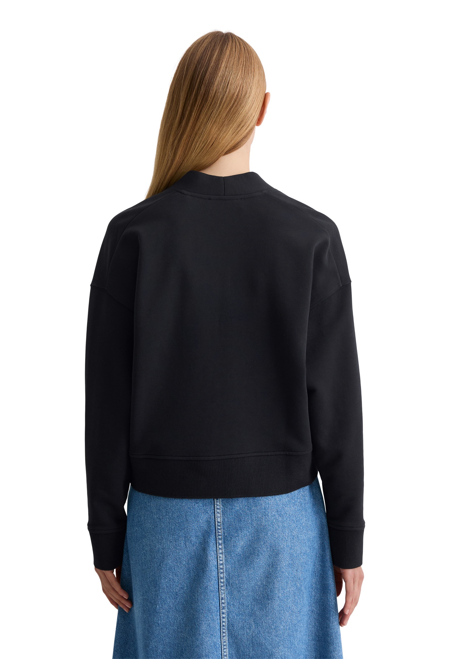 Thumbnail - Marc OPolo Sweatjacke "mit Rippstrick-Bund"