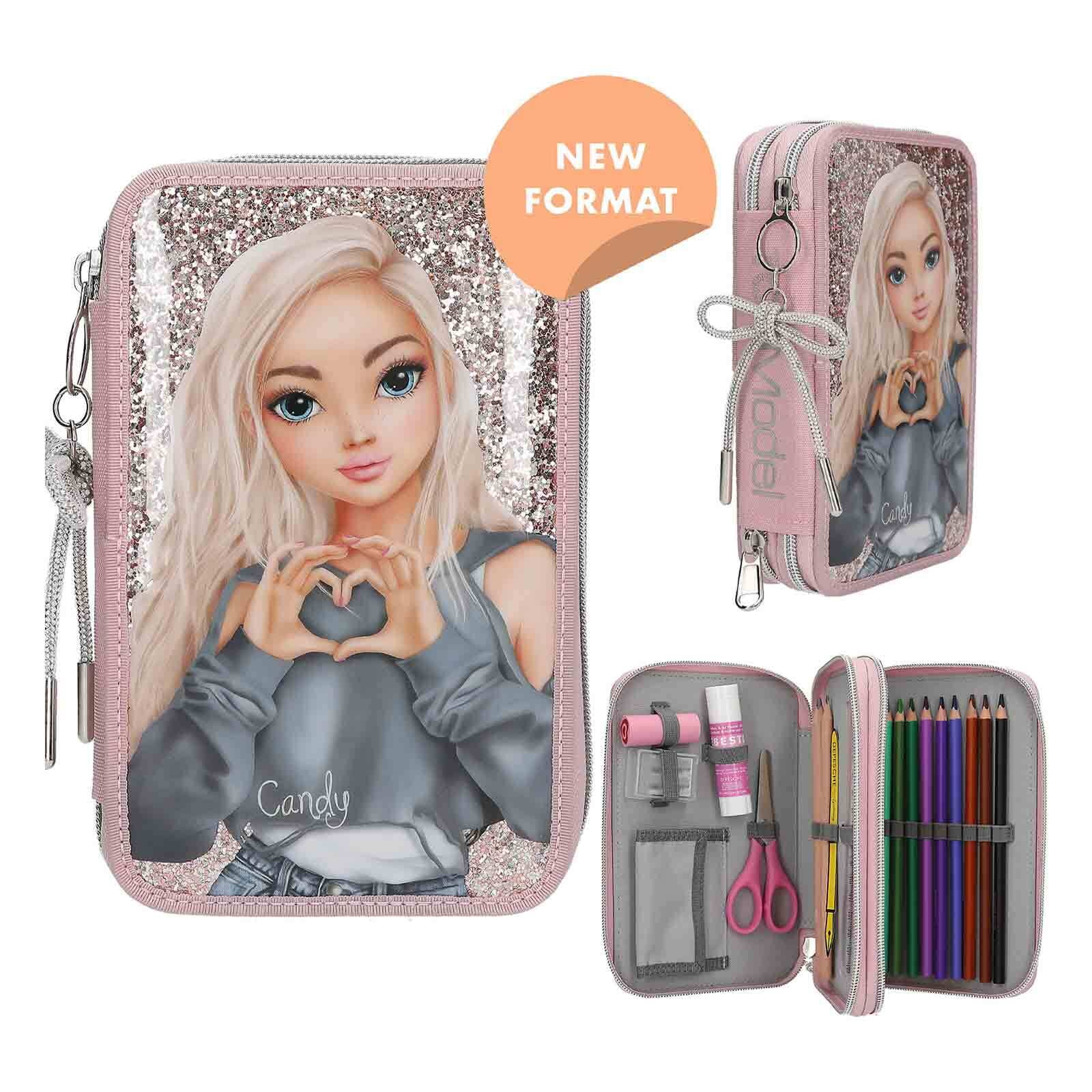 Depesche Buntstift »2-Fach Federtasche MY BFF TOPModel 5 x 12,5 x 20 cm altrosa«
