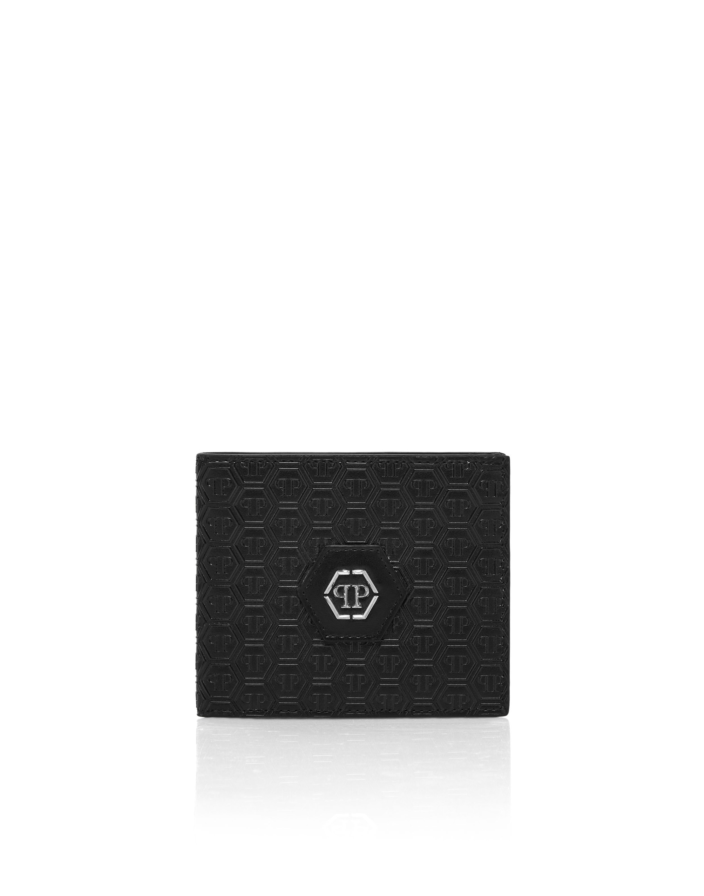 PHILIPP PLEIN Clutch "Nappa Leather Wallet Monogram Hexagon" günstig online kaufen