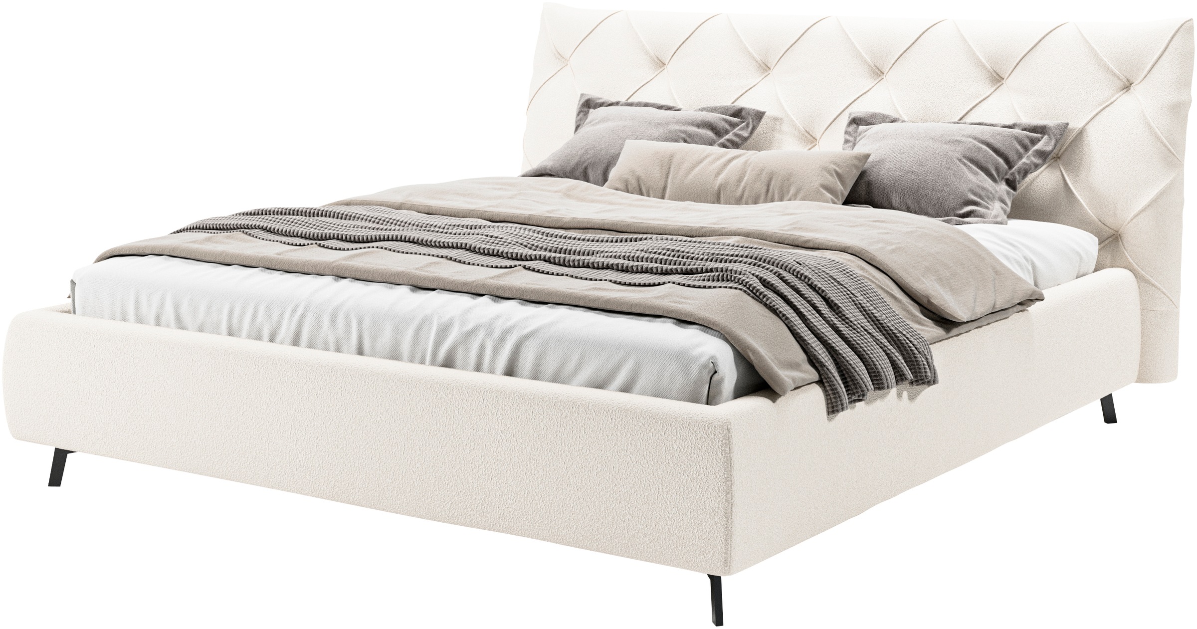 Home affaire Polsterbett "Elloree, in 4 Breiten bis 200cm, auch in Leder" K günstig online kaufen