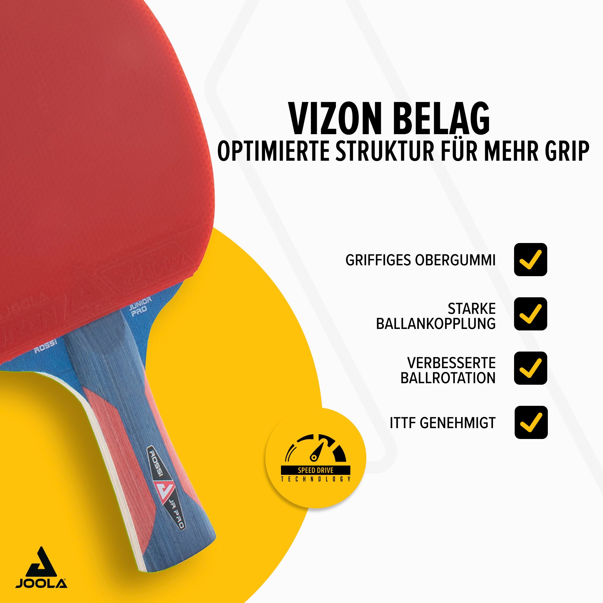 Thumbnail - Joola Tischtennisschläger "Rossi Jr Pro"