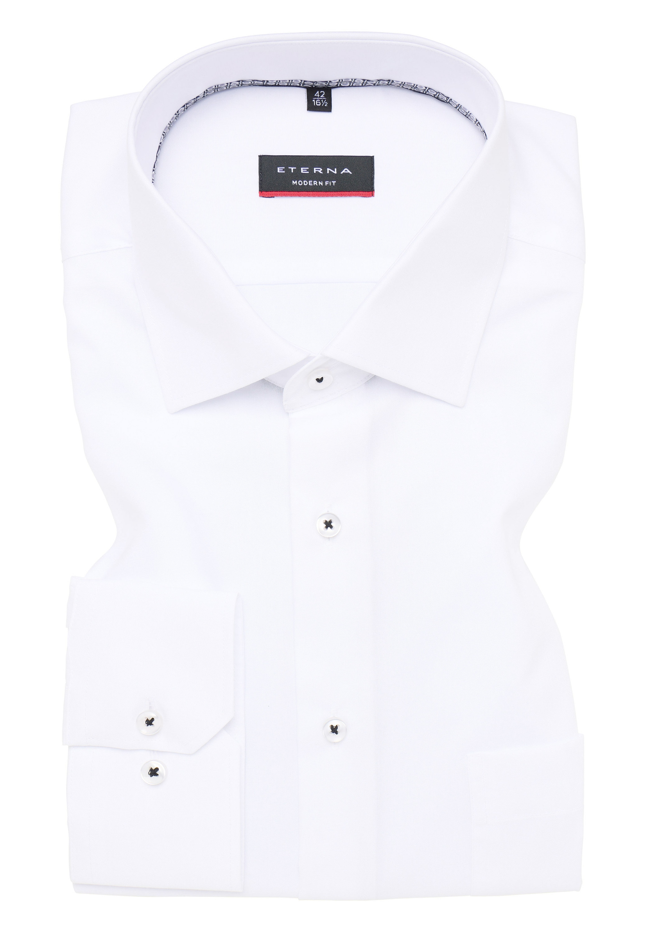 Eterna Langarmhemd, NON IRON (bügelfrei)