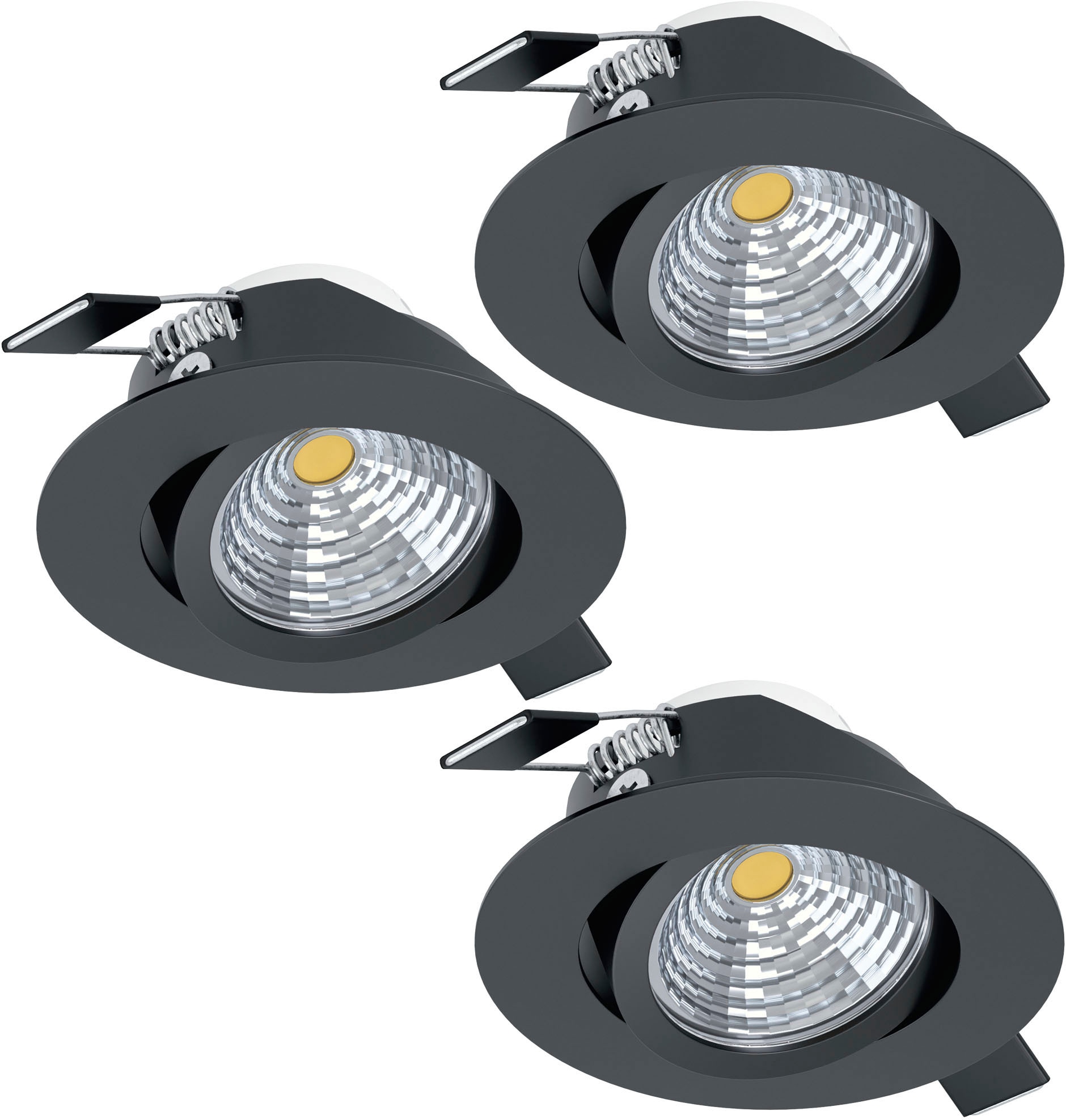 EGLO LED Deckenleuchte »SALICETO«, 3er-Set, Ø 8,80 cm, Leuchtenkopf schwenkbar