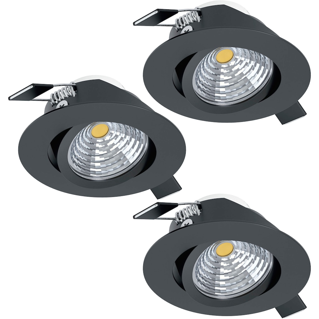 EGLO LED Deckenleuchte »SALICETO«, 3er-Set, Ø 8,80 cm, Leuchtenkopf schwenkbar