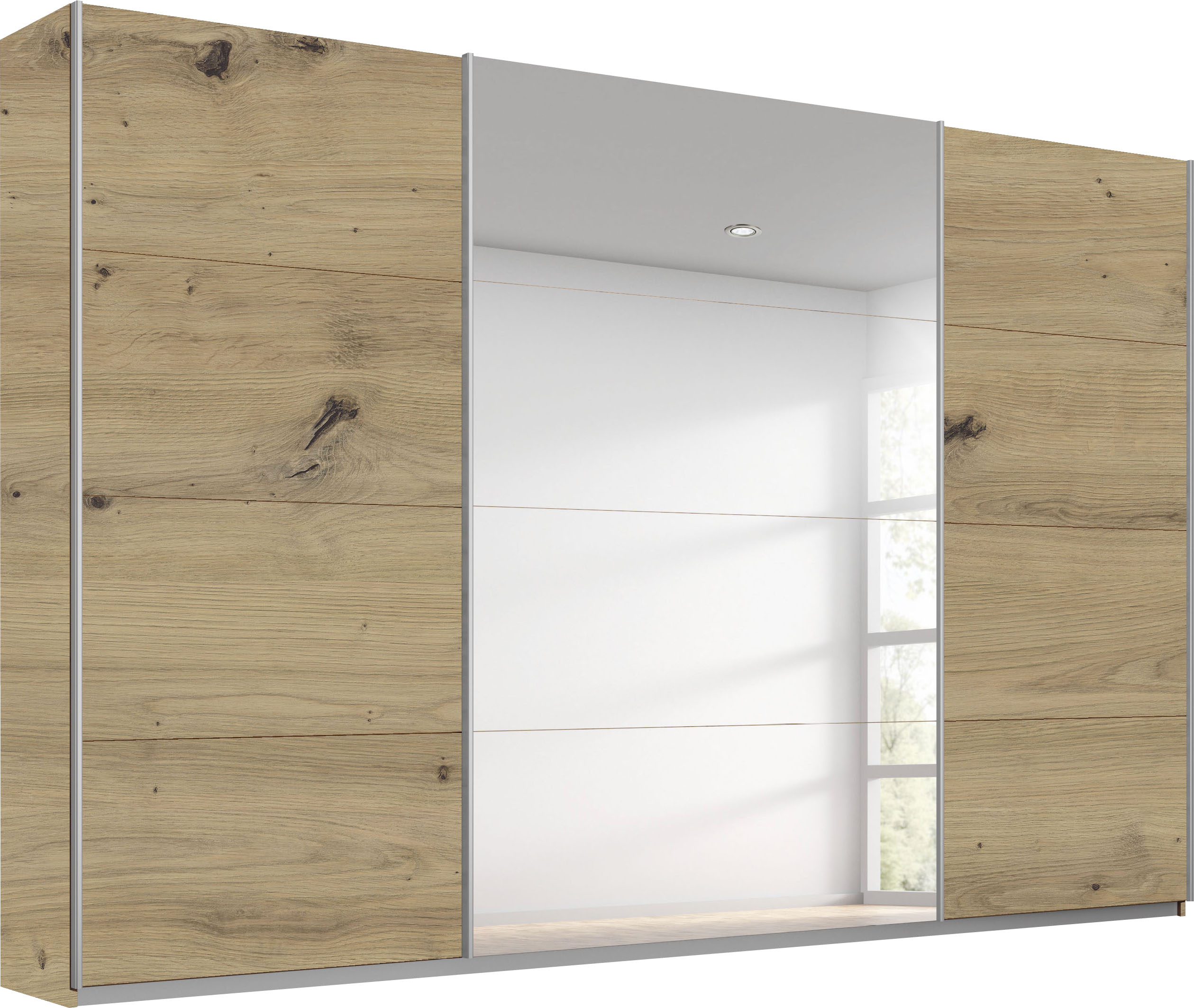 OTTO home 1100000002199 "Mehrzweckschrank Aktenschrank Möbel Mietswohnung Schlafzimmer TOMA" Breiten 203/271/315/360 cm, Höhen 210/229 cm, inkl. Regaleinsatz sowie zusätzlichen Einlegeböden MADE IN GERMANY