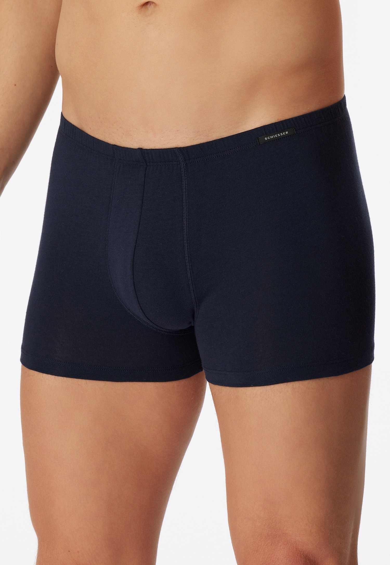Schiesser Boxershorts "Essentials", (2er Pack), mit angenehm weichem Bund günstig online kaufen