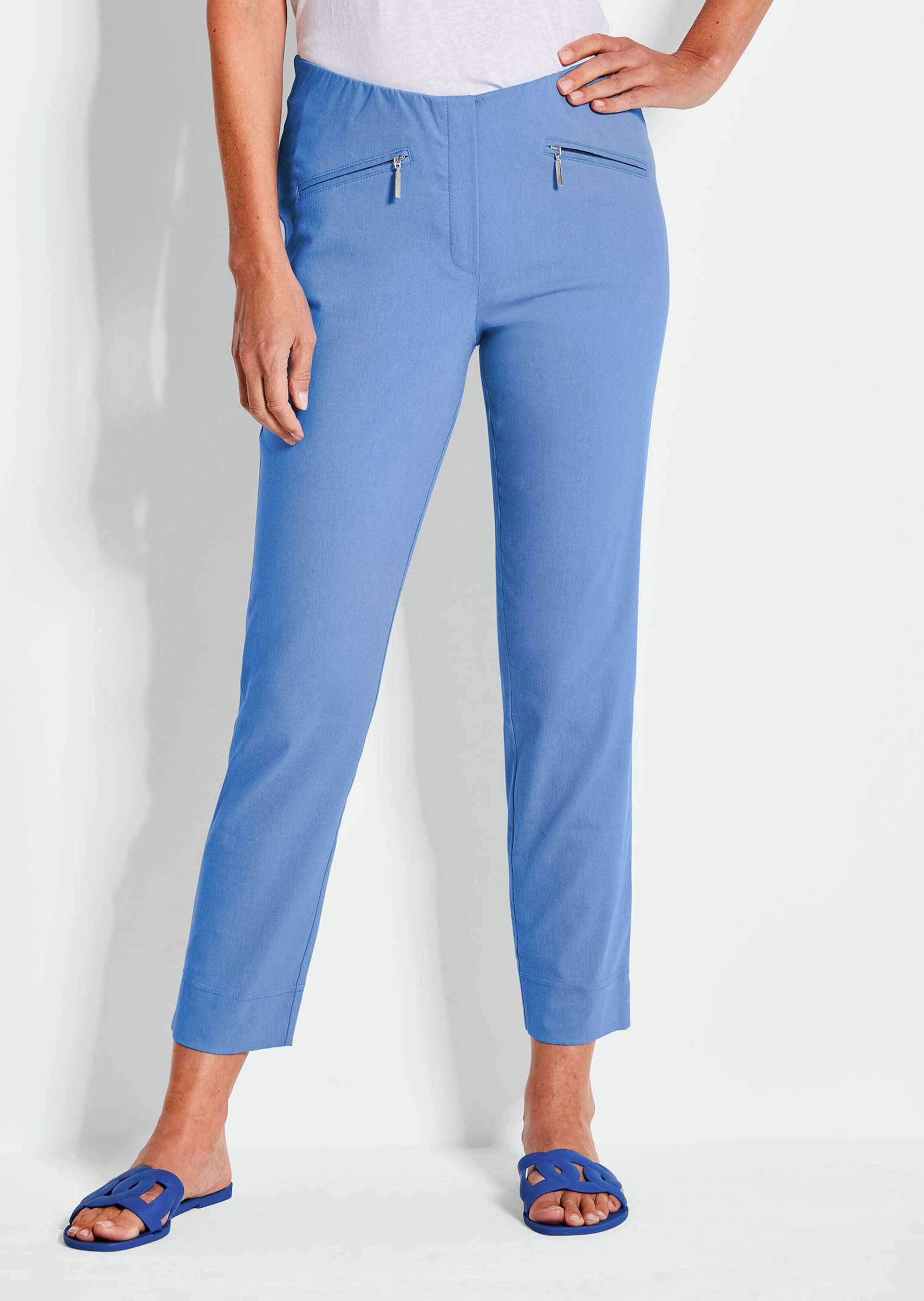 GOLDNER 7/8-Hose "Kurzgröße Stretchhose LOUISA, dehnbar & mit Taschen" günstig online kaufen