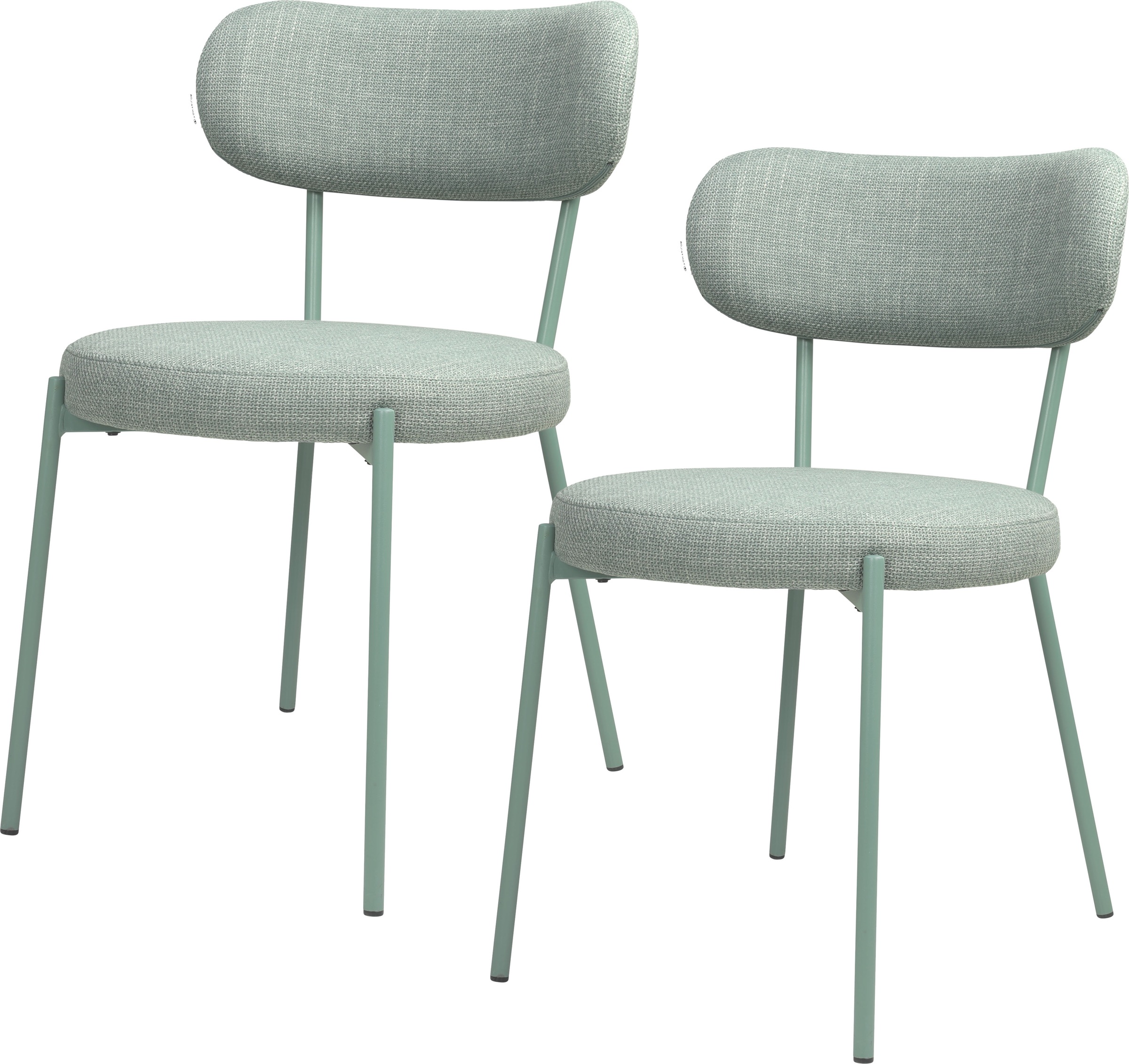 TOM TAILOR HOME 4-Fußstuhl "SOFT PAD CHAIR", (Set), 2 St., Webstoff, Esszim günstig online kaufen
