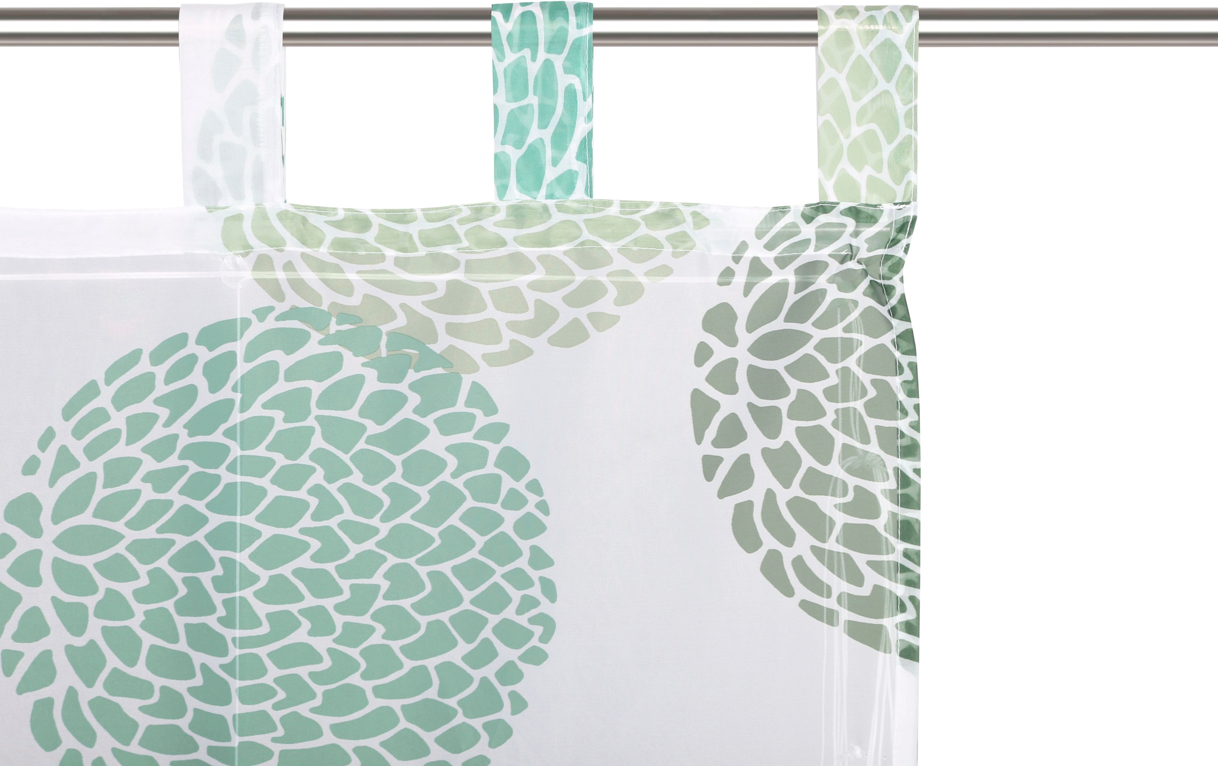 mit Voile, Raffrollo Schlaufen, my Transparent, | »Belem«, BAUR Polyester home