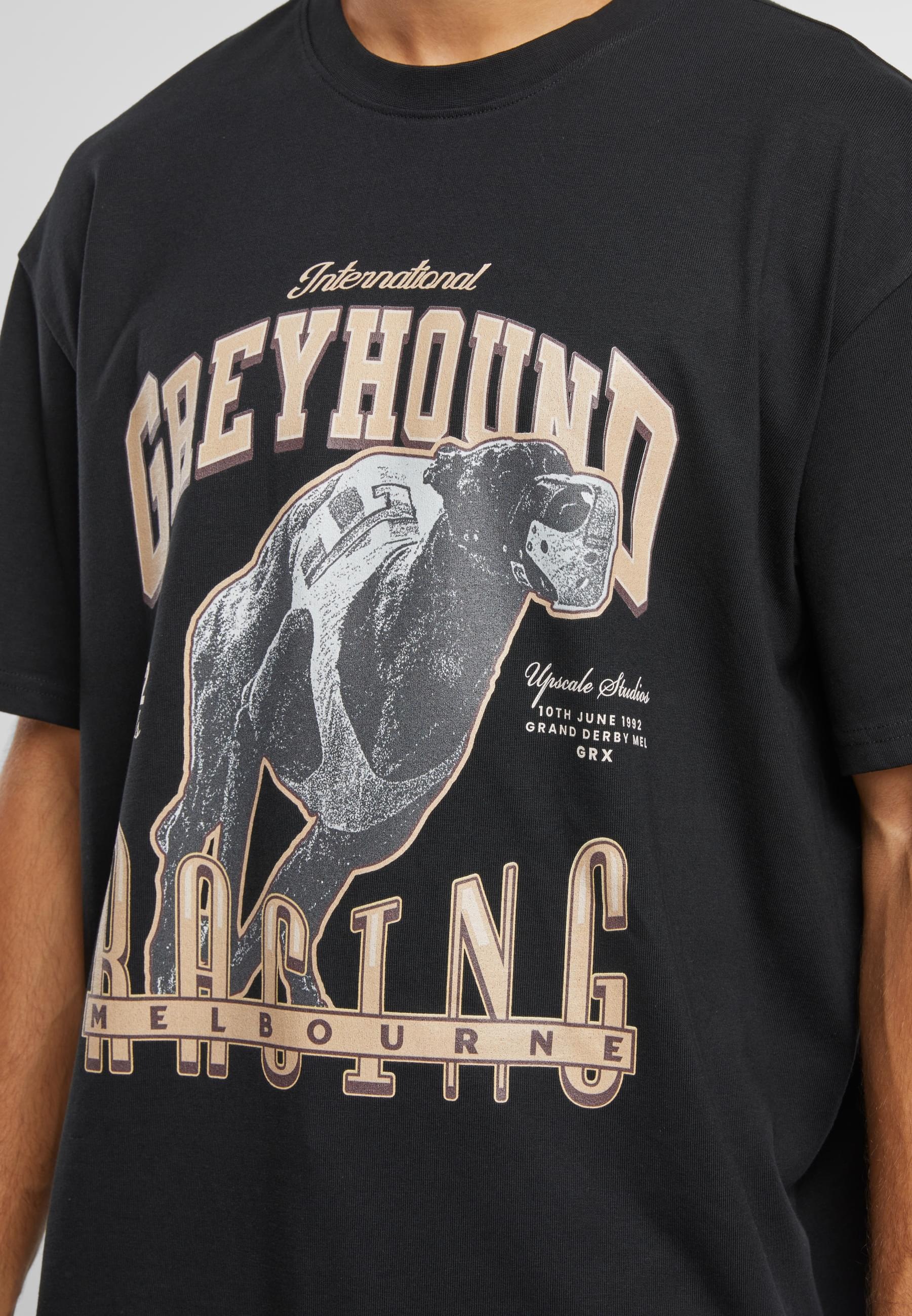 MisterTee T-Shirt »MisterTee Greyhound Racing Oversize Tee«, (1 tlg.)