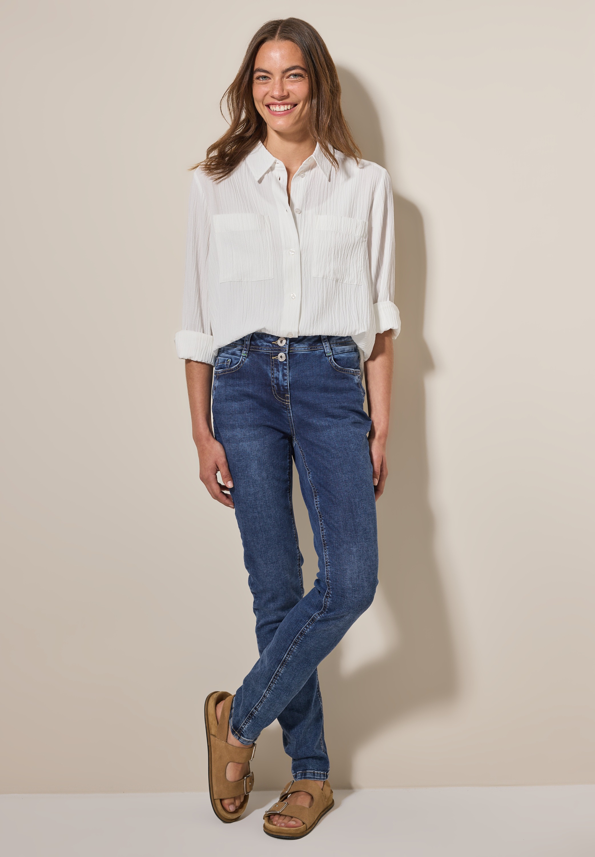Cecil Slim-fit-Jeans, 5-Pocket-Style