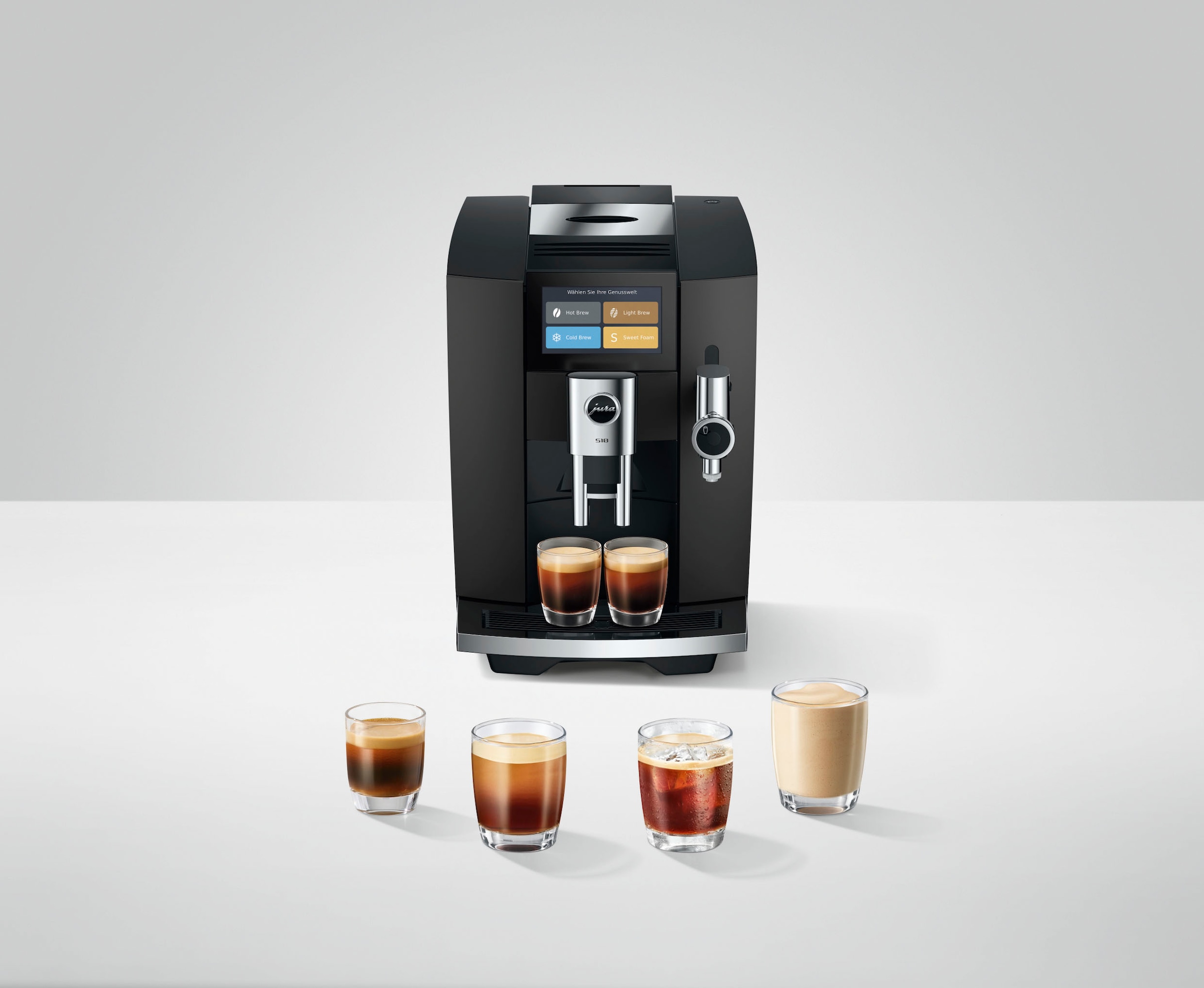 JURA Kaffeevollautomat »S10 Obsidian Black (EA)«