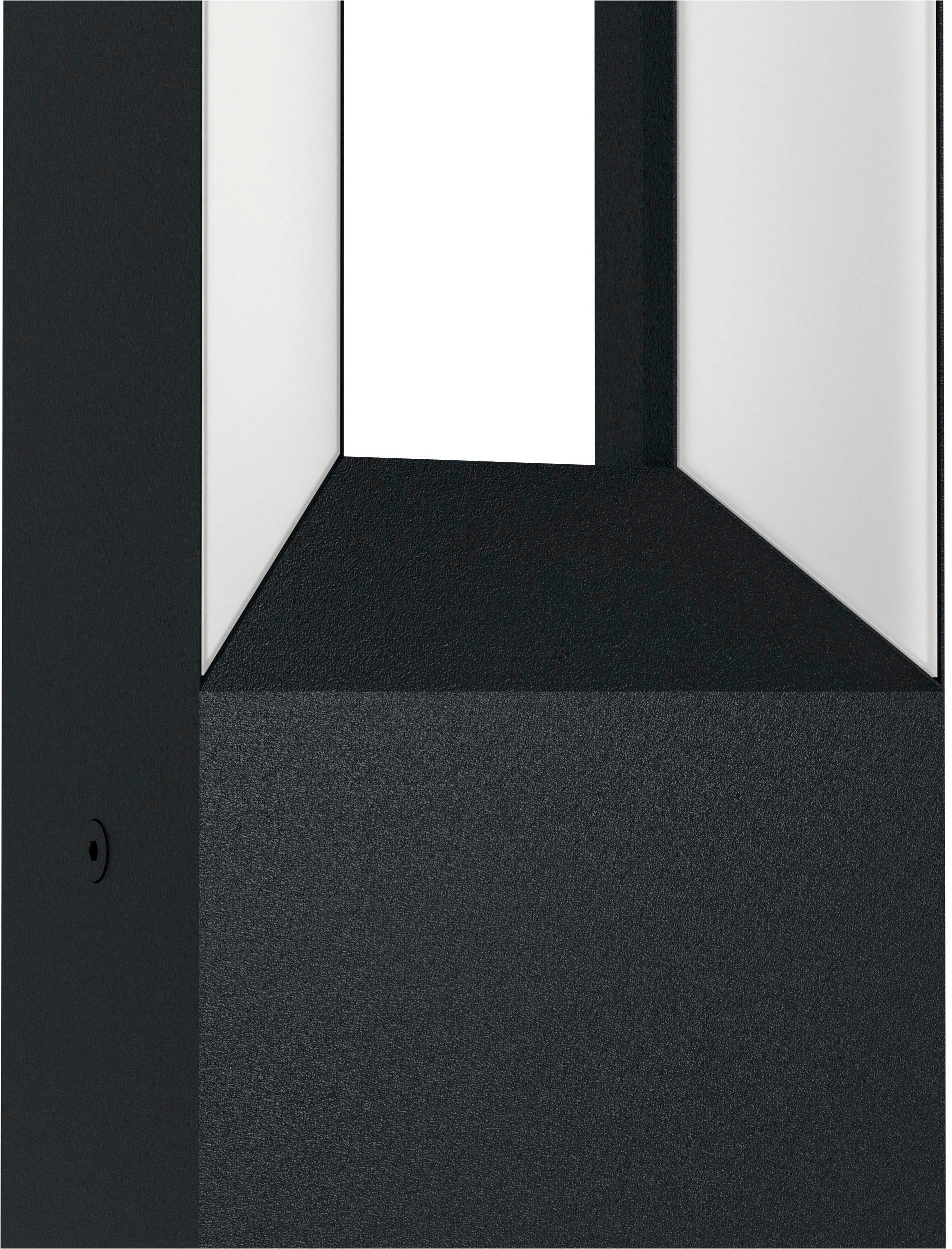 EGLO Stehlampe »Riforano Außen-Stehlampe, Aluminium-Guss und Kunststoff, Außenleuchte« LED-Modul 1 Stk. Warmweiß Stehleuchte - L11 x B6 x H77 cm - schwarz - 2X5W inkl.